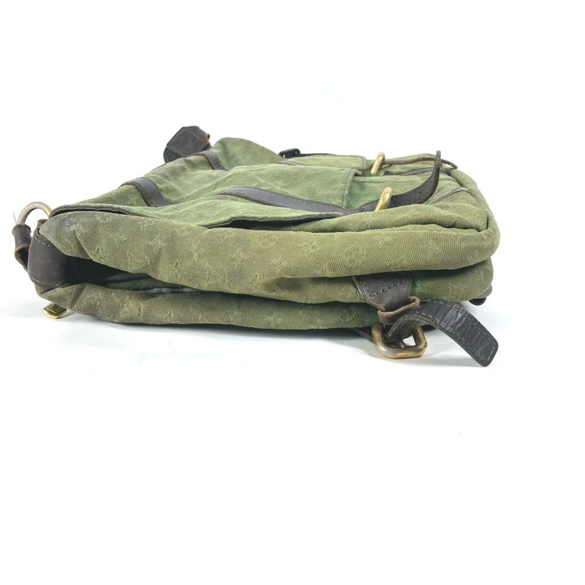 Louis Vuitton Khaki Monogram Mini Canvas Shoulder Bag (Pre-Owned)