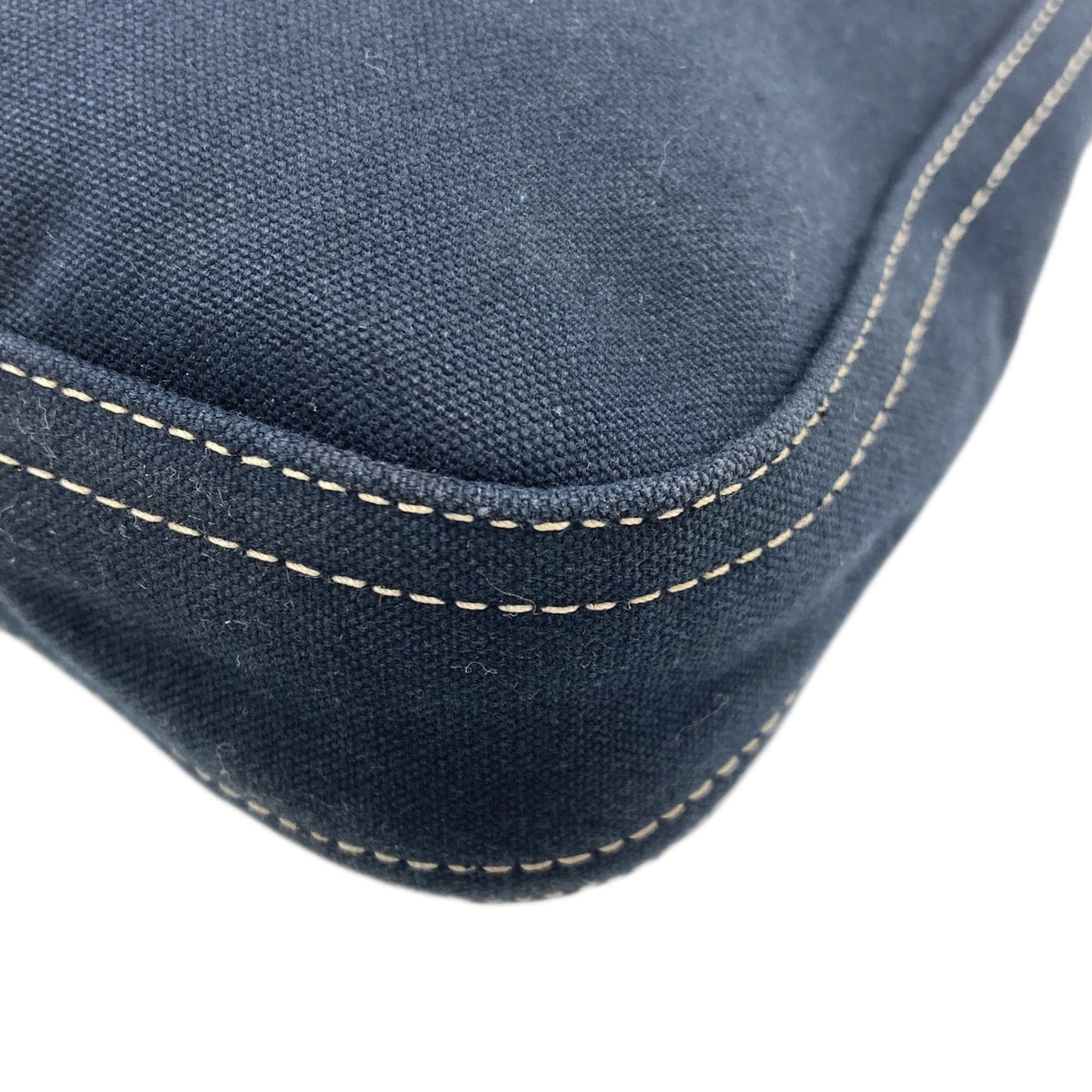 Fendi Blue Canvas Tote Bag (Pre-Owned)