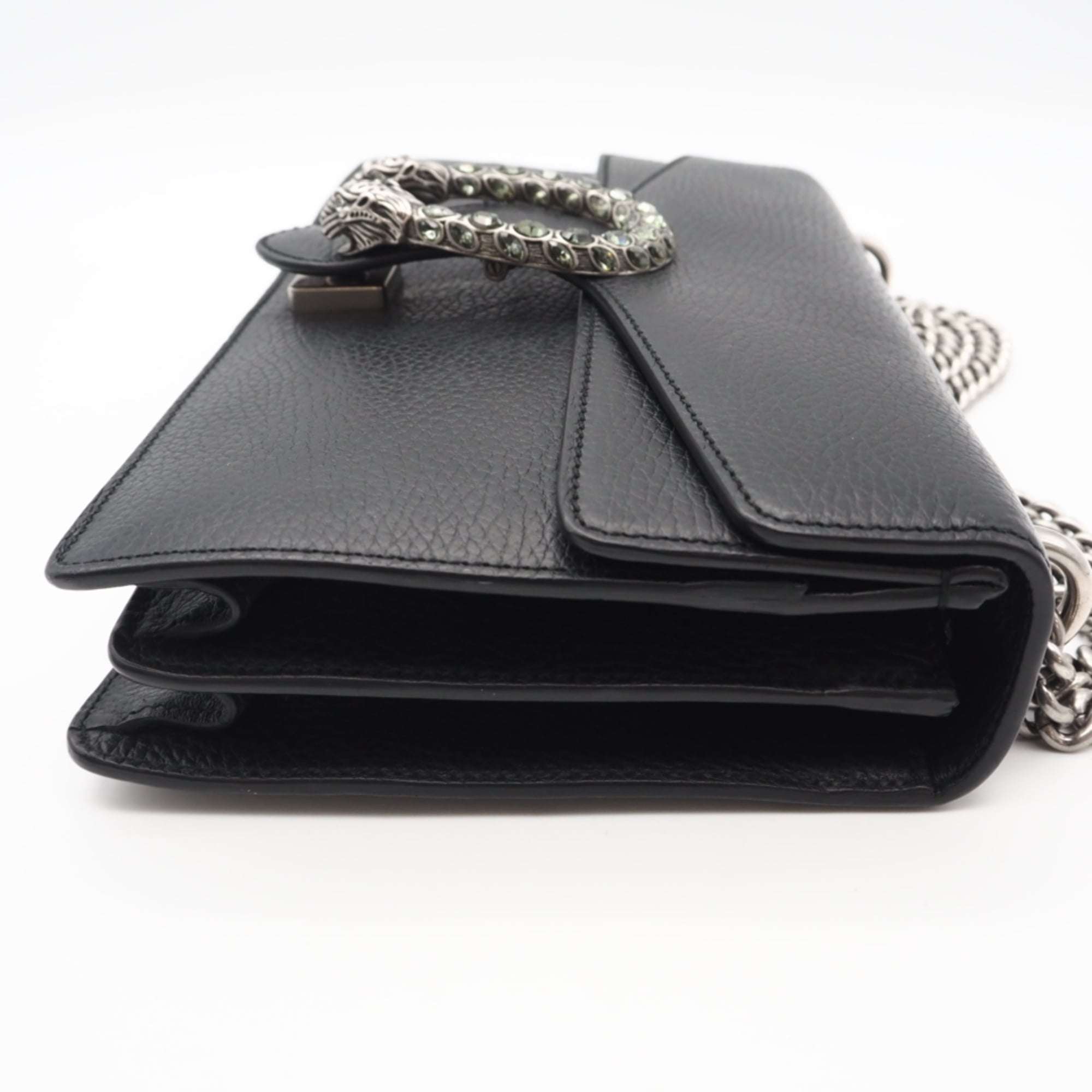 Gucci Black Leather Shoulder Bag (Pre-Owned)