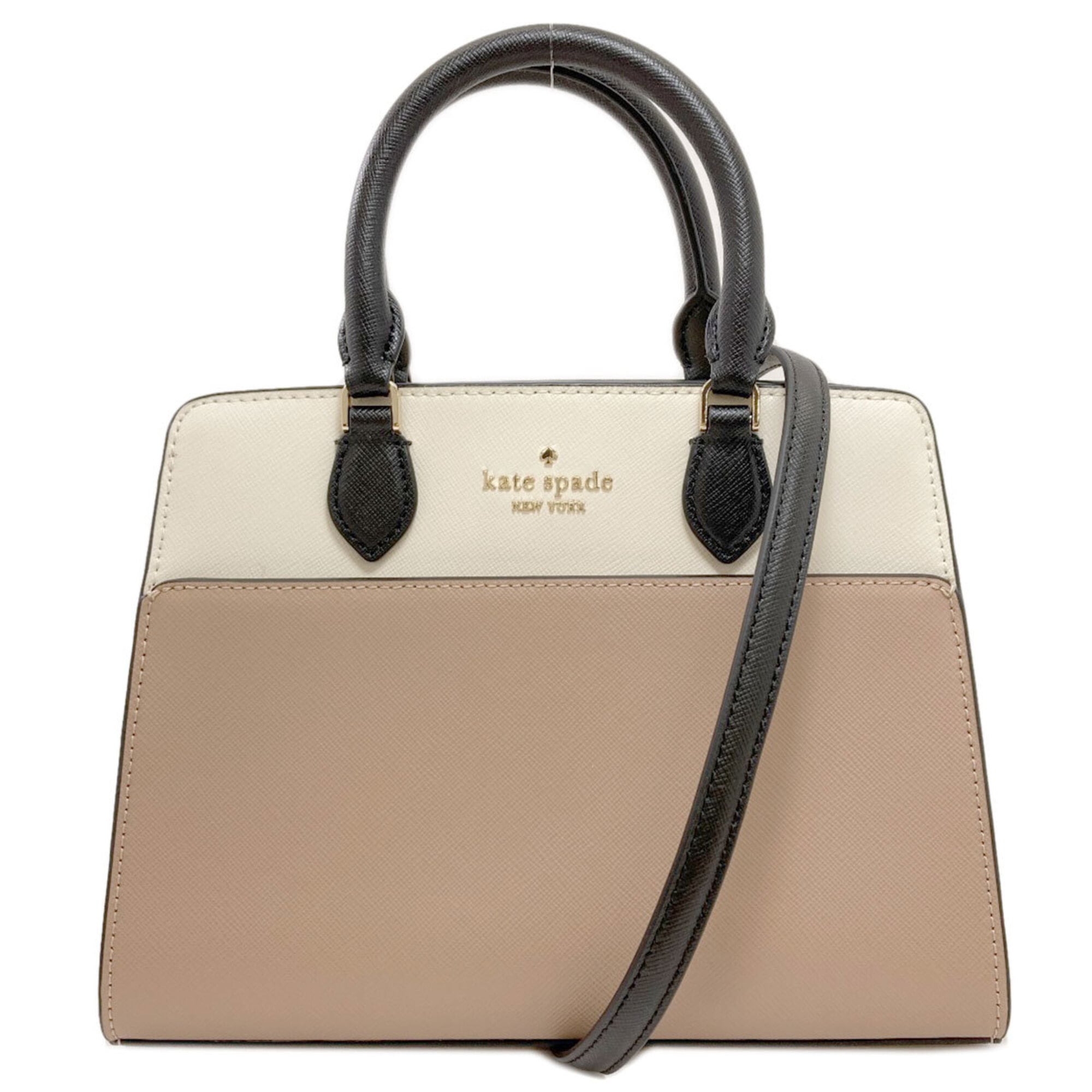 Kate Spade Pink Beige Pvc Handbag (Pre-Owned)