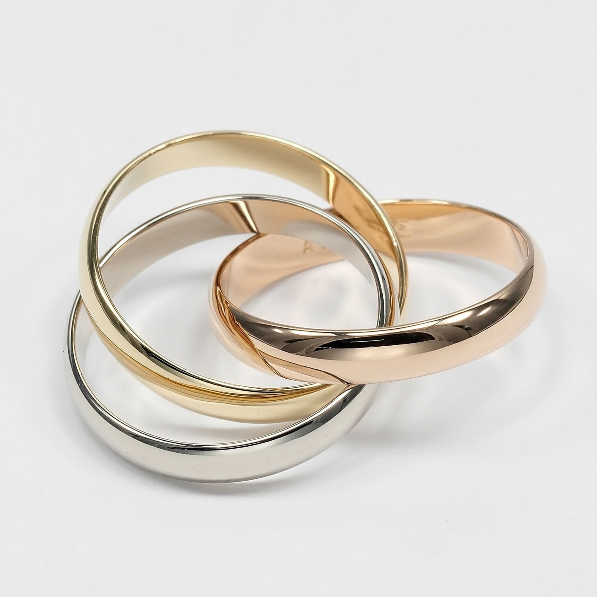 Cartier Yellow Gold (18K) Pink Gold (18K) White Gold (18K) Band Ring (Pre-Owned)