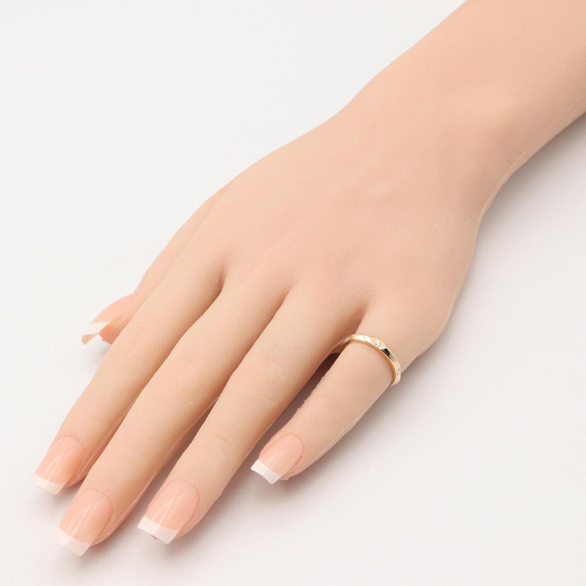 Tiffany Gold Clear Pink Gold (18K) Band Ring (Pre-Owned)