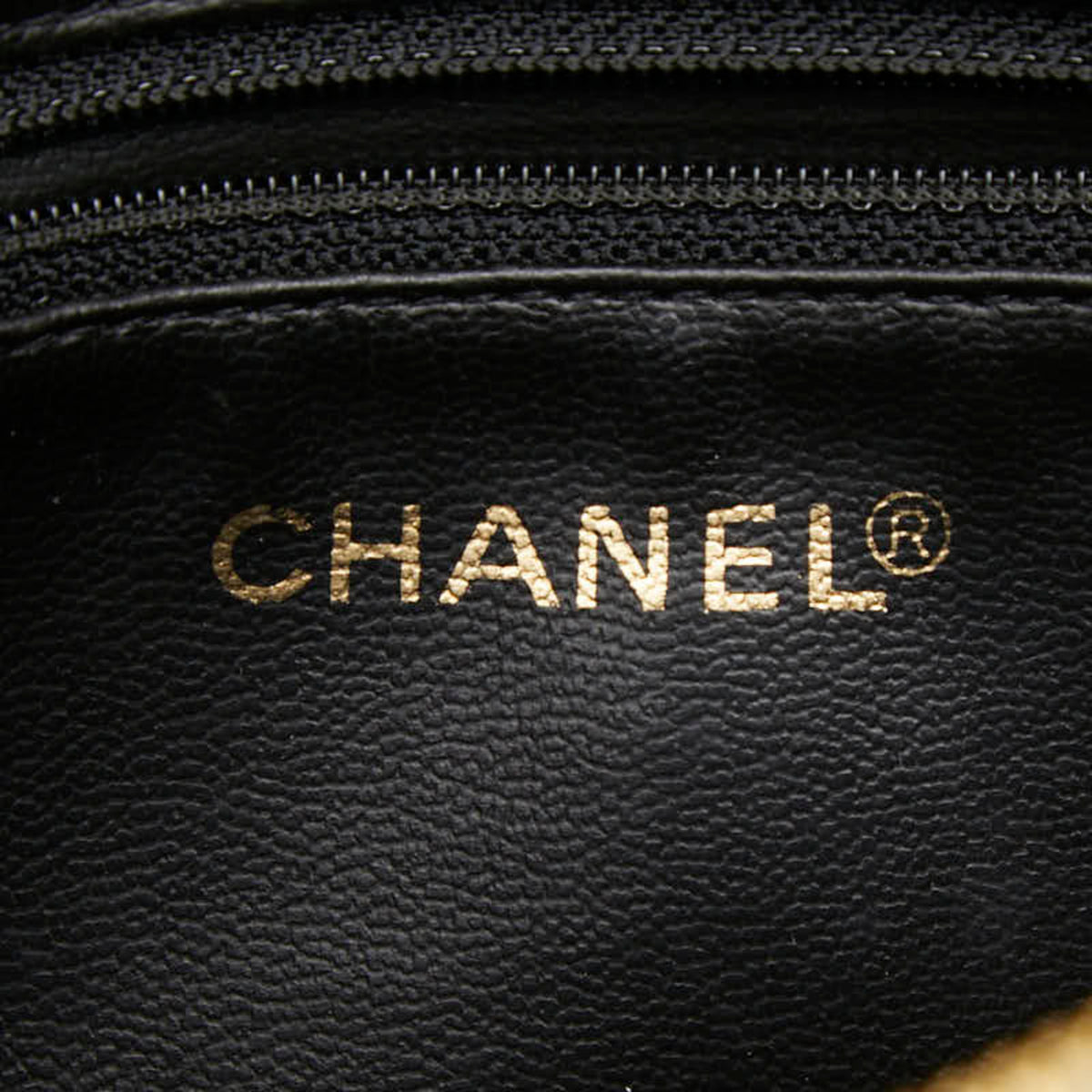 Chanel Black Leather Handbag Tote Bag (Pre-Owned)