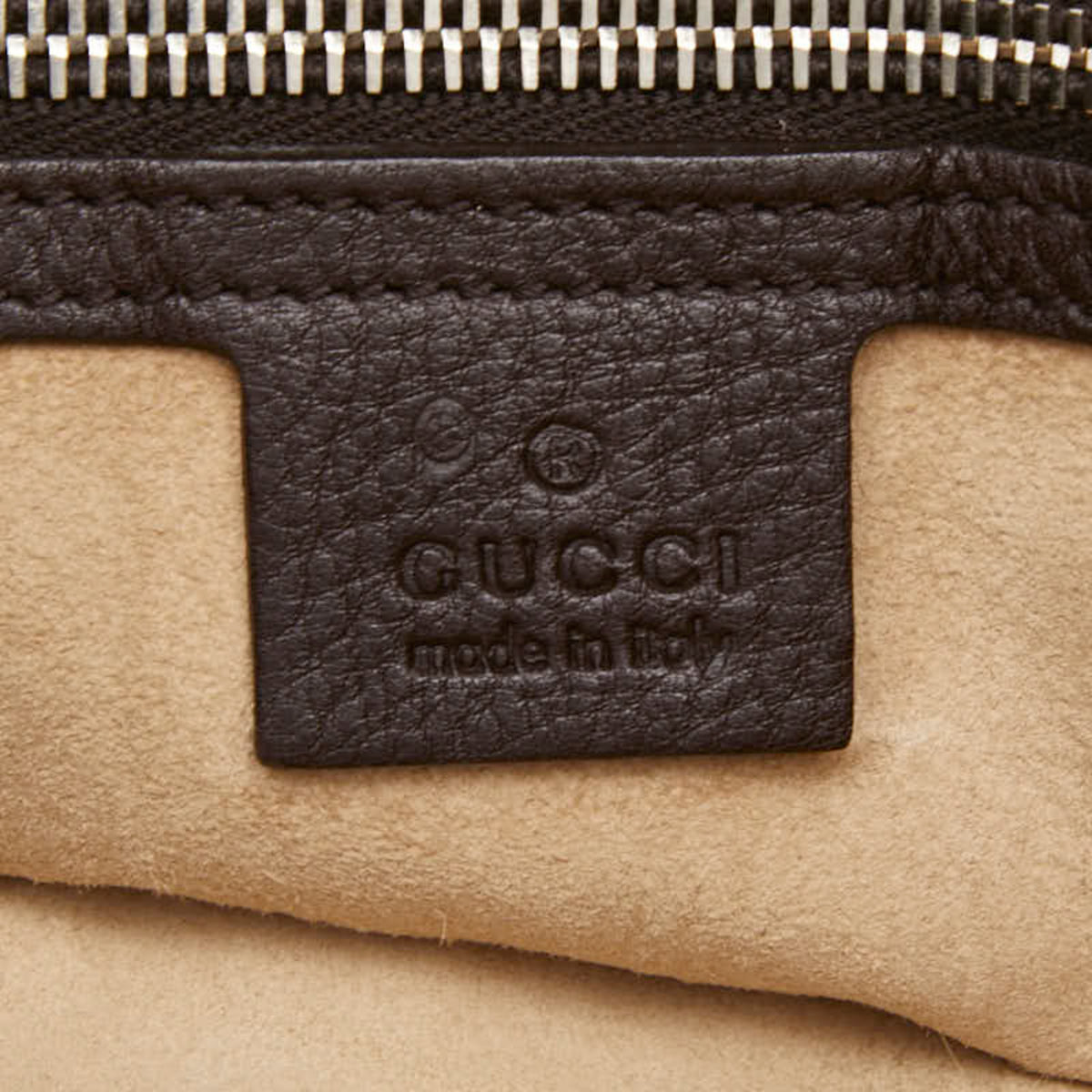 Gucci Brown Leather Tote Bag (Pre-Owned)
