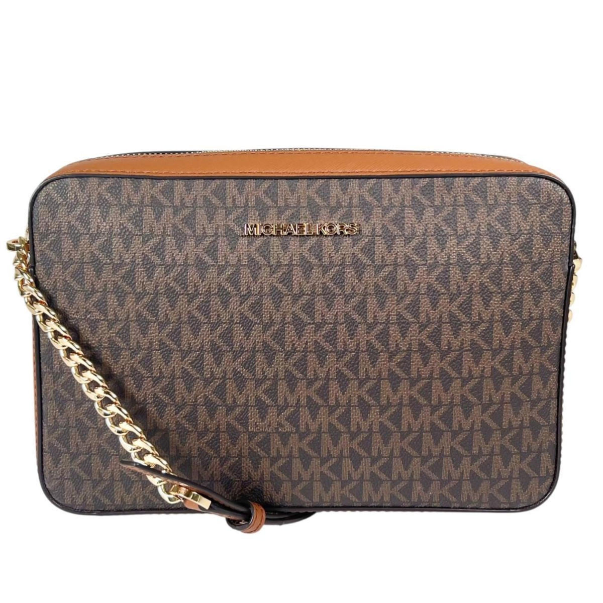 Michael Kors Brown Leather Shoulder Bag (Pre-Owned)