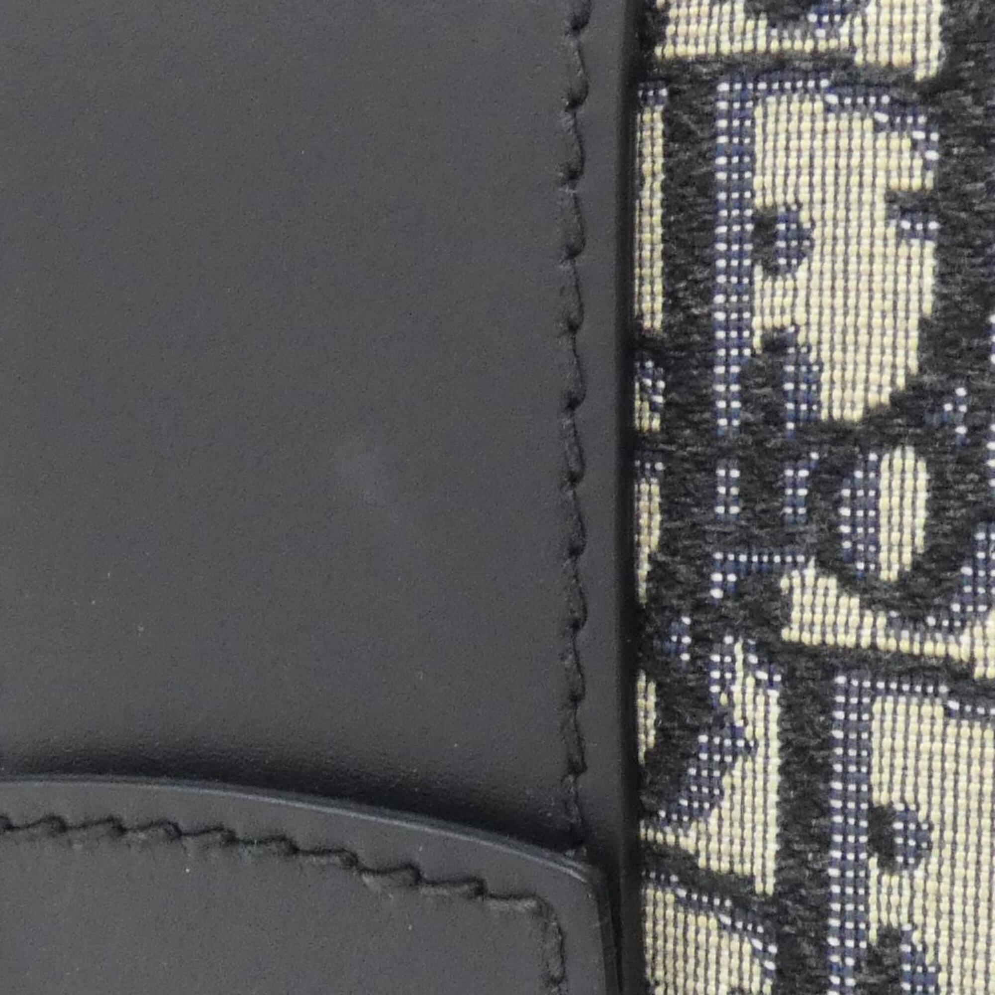 Christian Dior Blue Canvas Shoulder Bag (Pre-Owned)