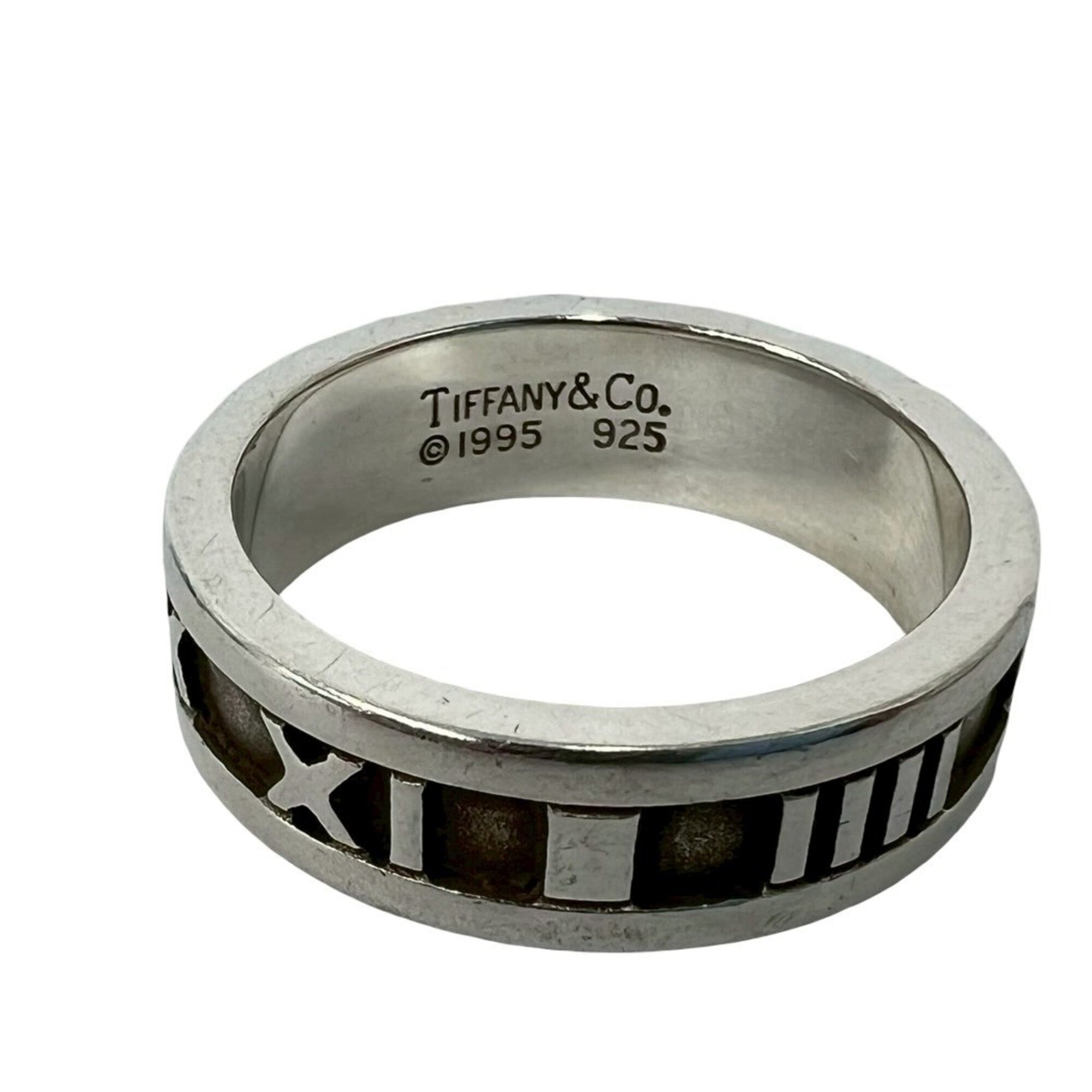 Tiffany Silver Silver 925 Band Ring (Pre-Owned)