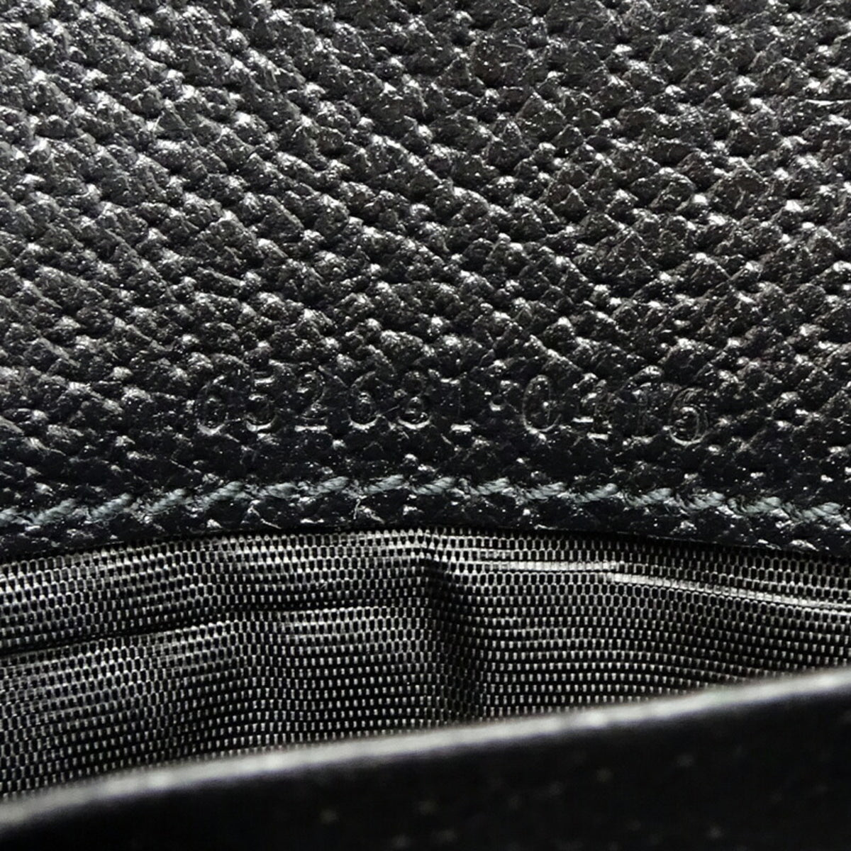 Gucci Black Gg Canvas Chain/Shoulder Wallet (Pre-Owned)