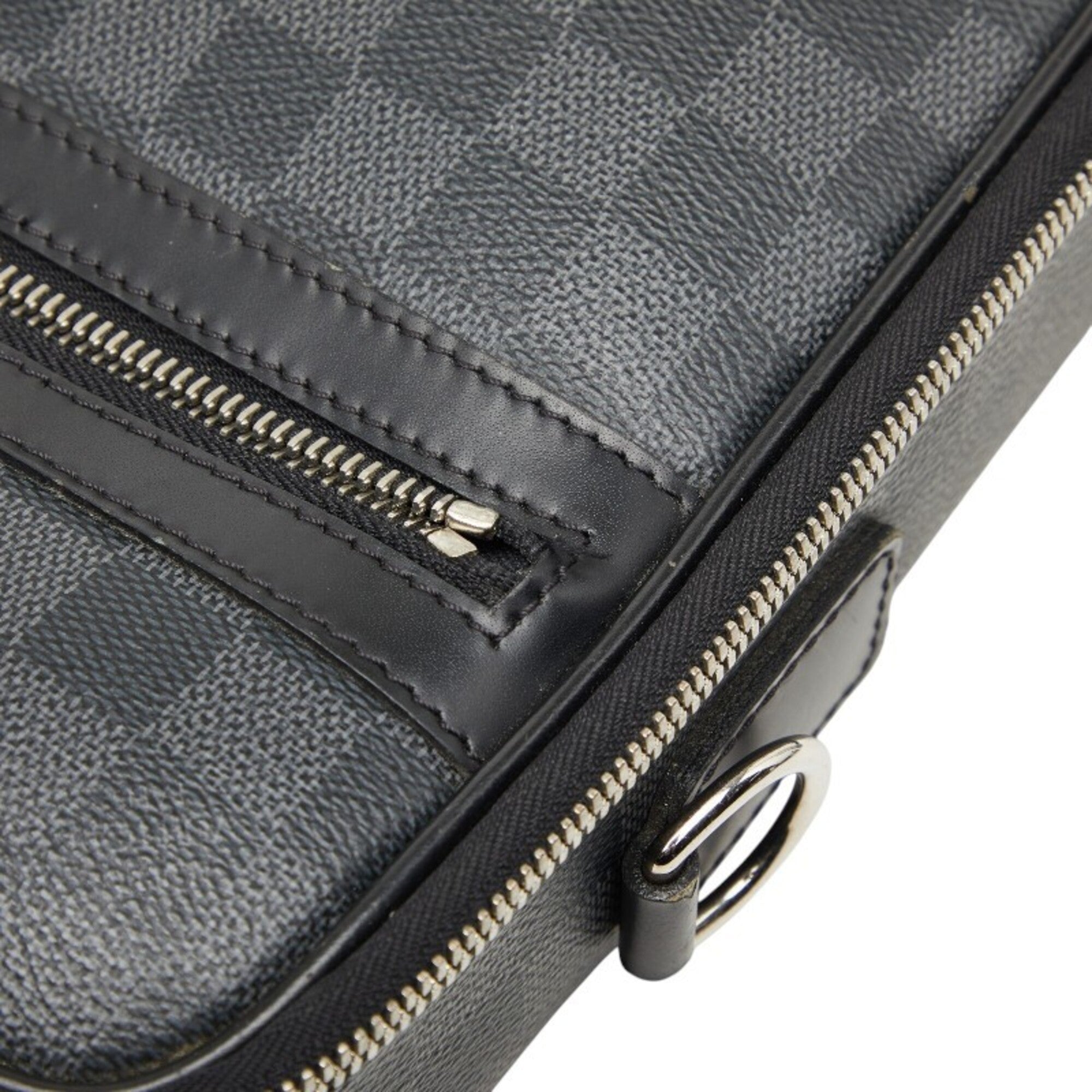 Louis Vuitton Black Pvc Leather Shoulder Bag (Pre-Owned)