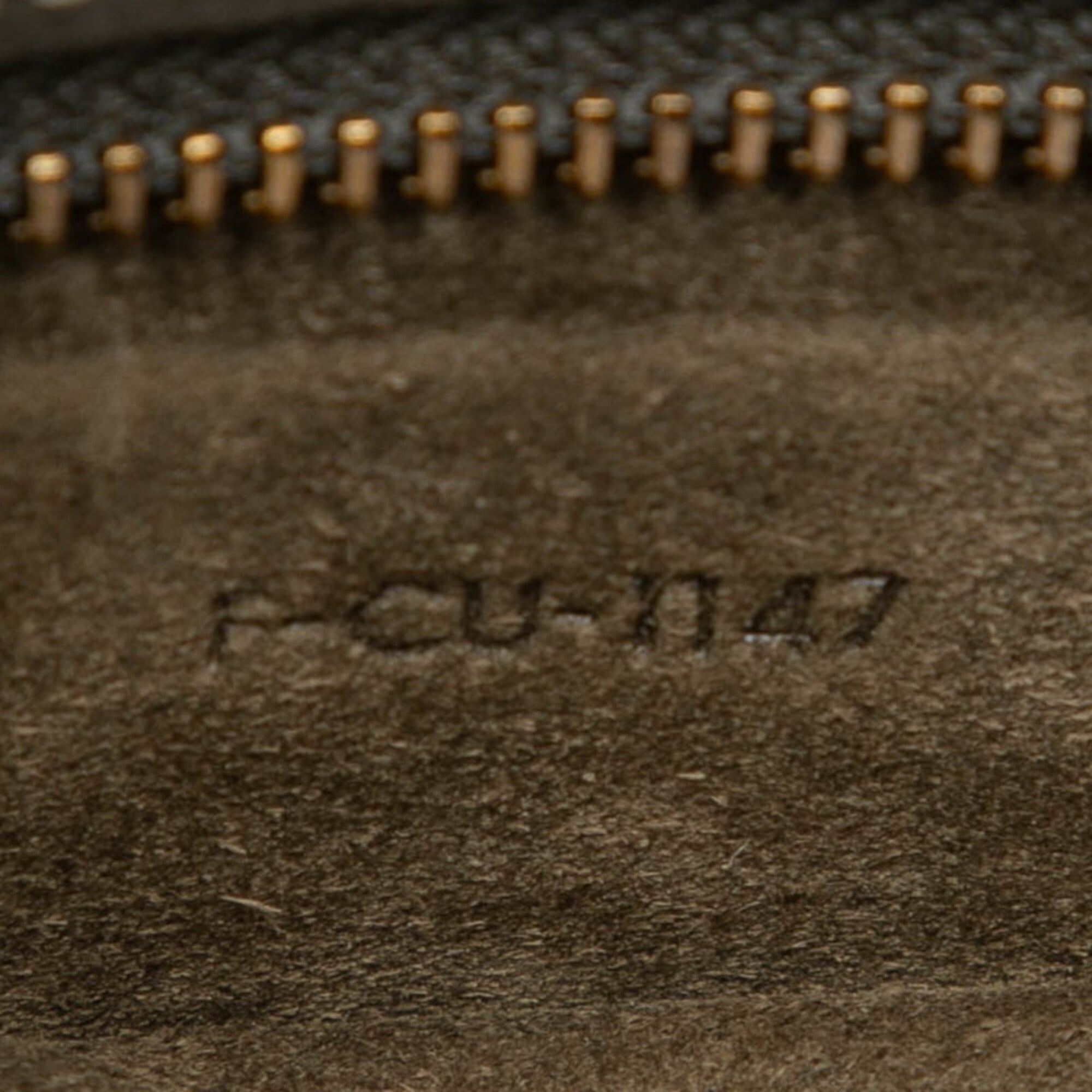 Celine Gray Green Khaki Leather Handbag (Pre-Owned)