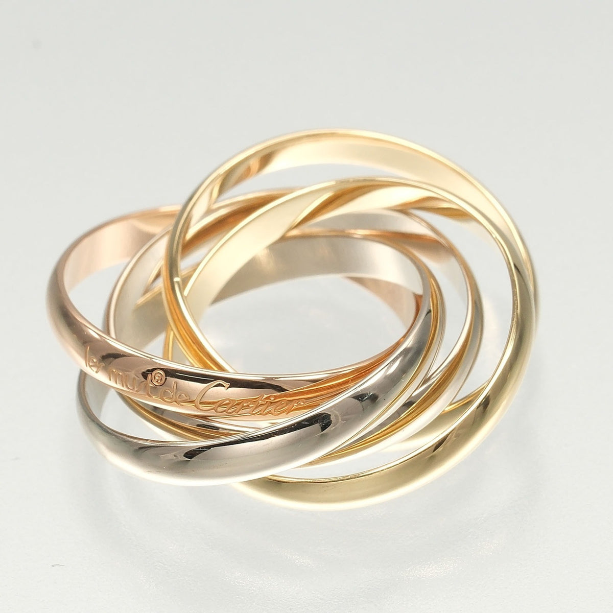 Cartier Yellow Gold (18K) Pink Gold (18K) White Gold (18K) Band Ring (Pre-Owned)
