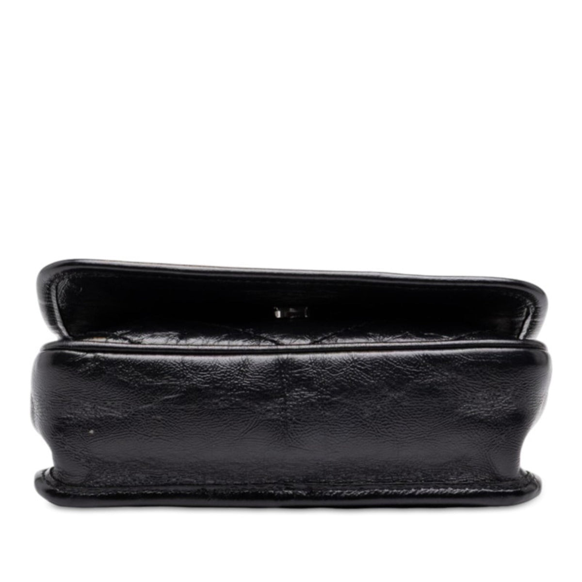 Saint Laurent Black Leather Shoulder Bag (Pre-Owned)