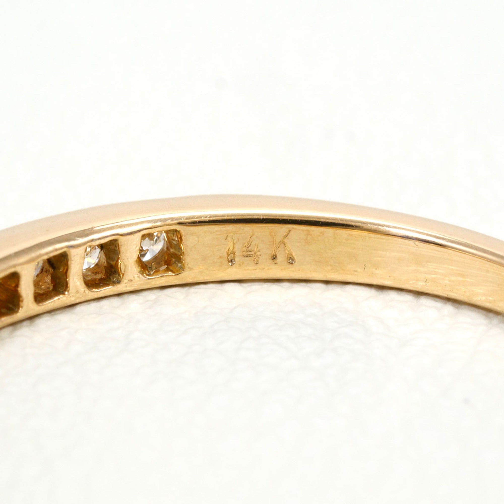 Unbranded Pink Gold Pink Gold (14K) Band Ring (Pre-Owned)