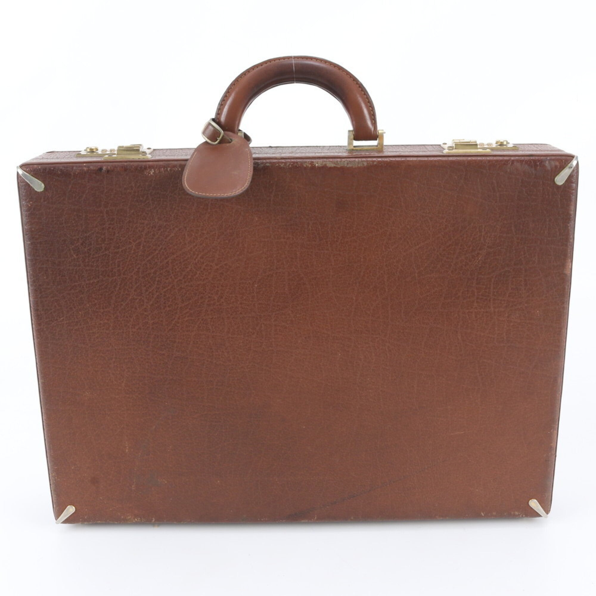 Gucci Brown Leather Attaché Case (Pre-Owned)
