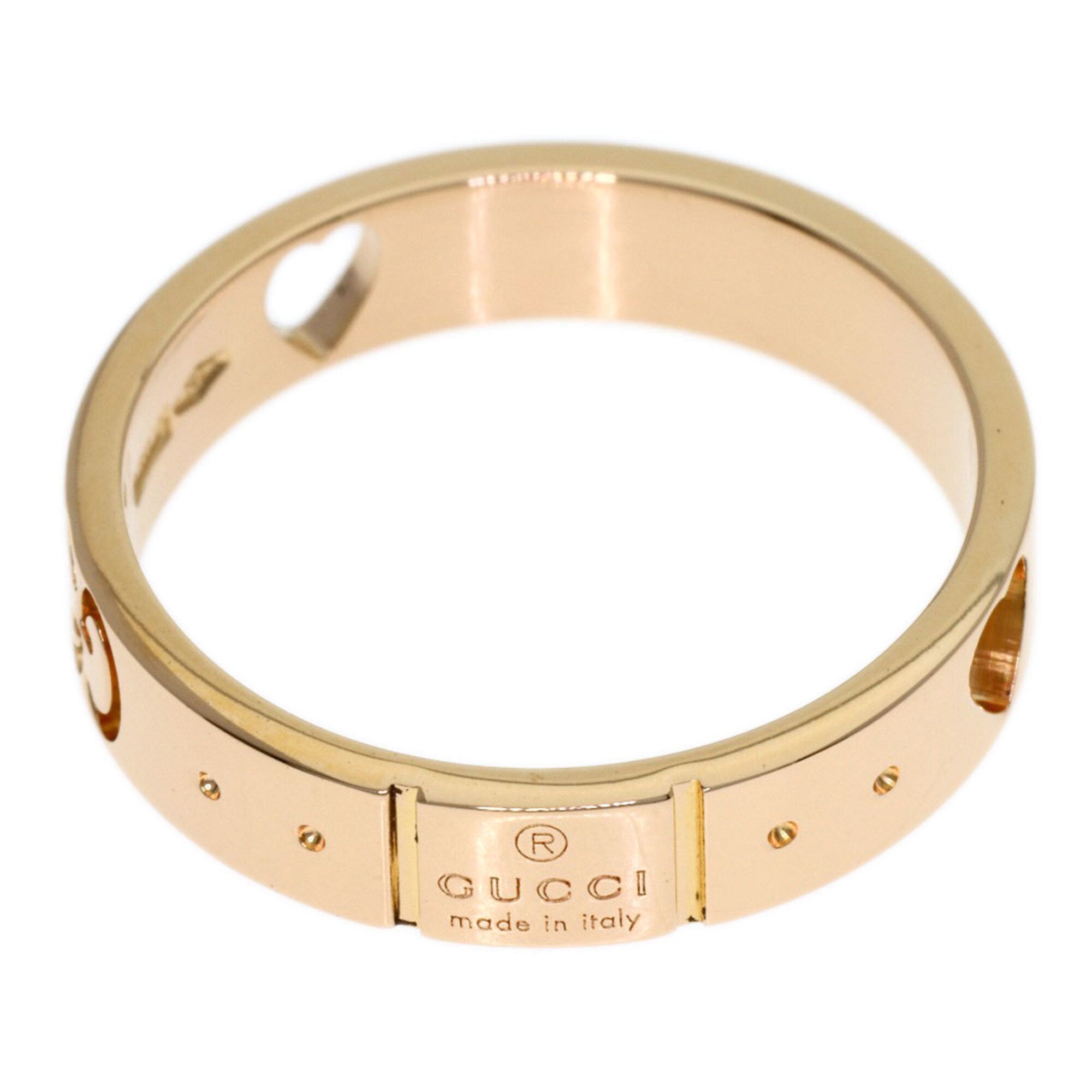 Gucci Icon Pink Gold (18K) Band Ring (Pre-Owned)