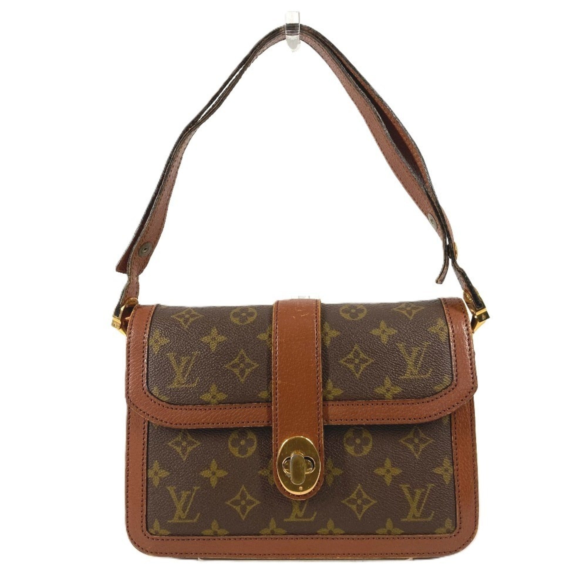 Louis Vuitton Brown Monogram Shoulder Bag (Pre-Owned)