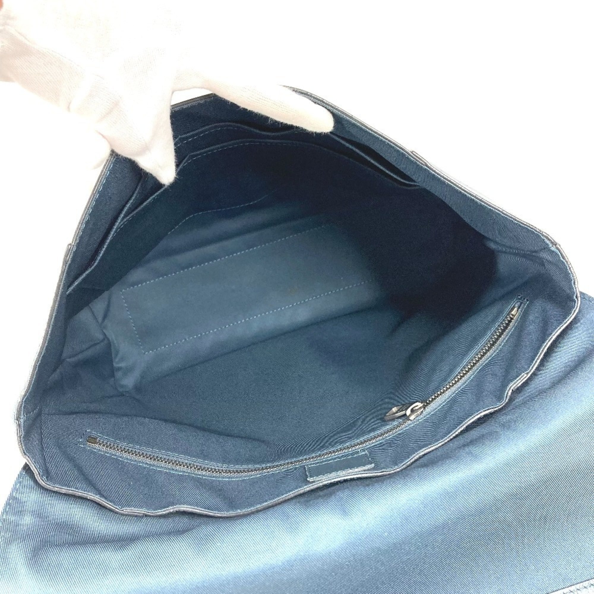 Louis Vuitton Galle Navy Damier Infini Handbag Shoulder Bag Tote Bag (Pre-Owned)