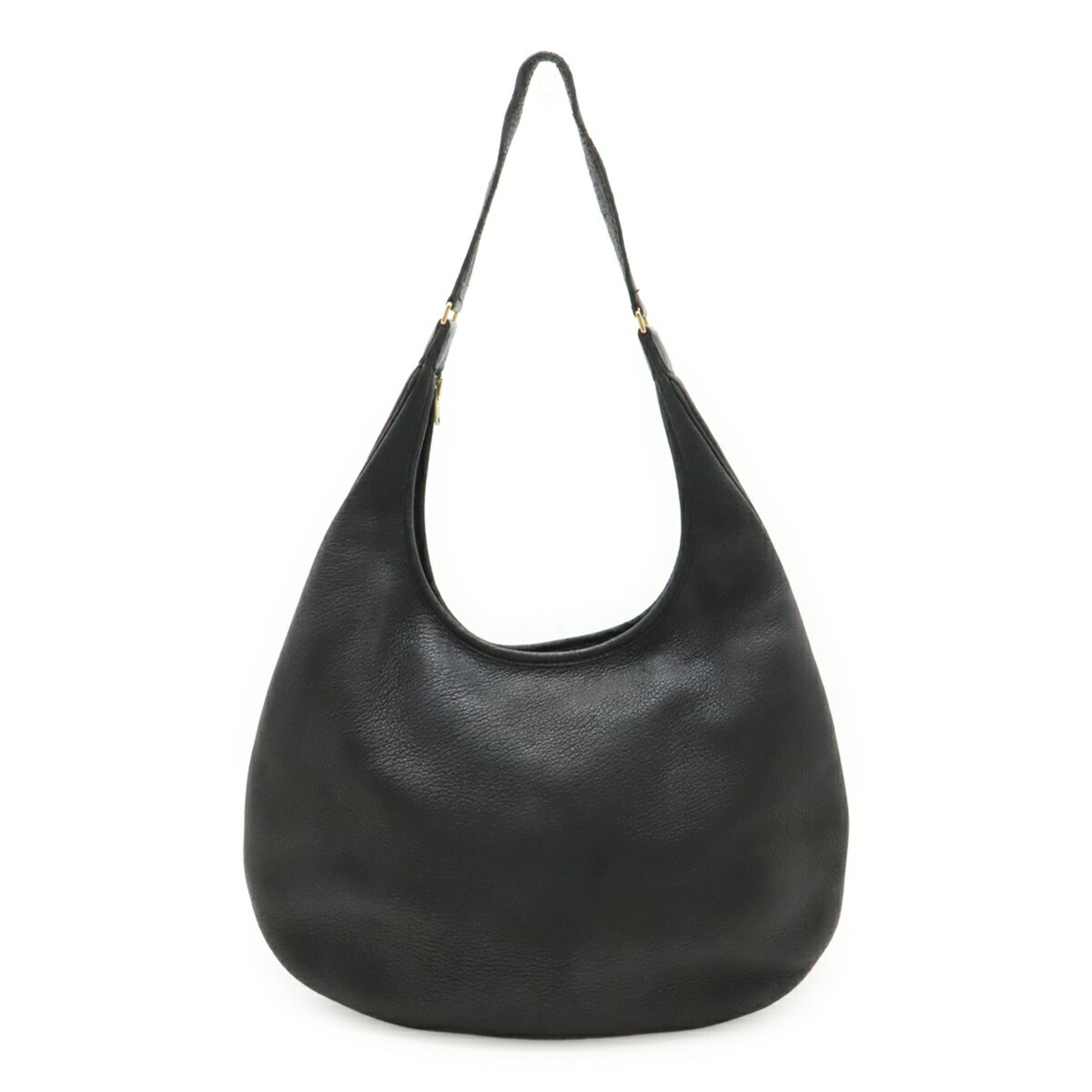 Hermes Black Taurillon Clemence Leather Shoulder Bag (Pre-Owned)