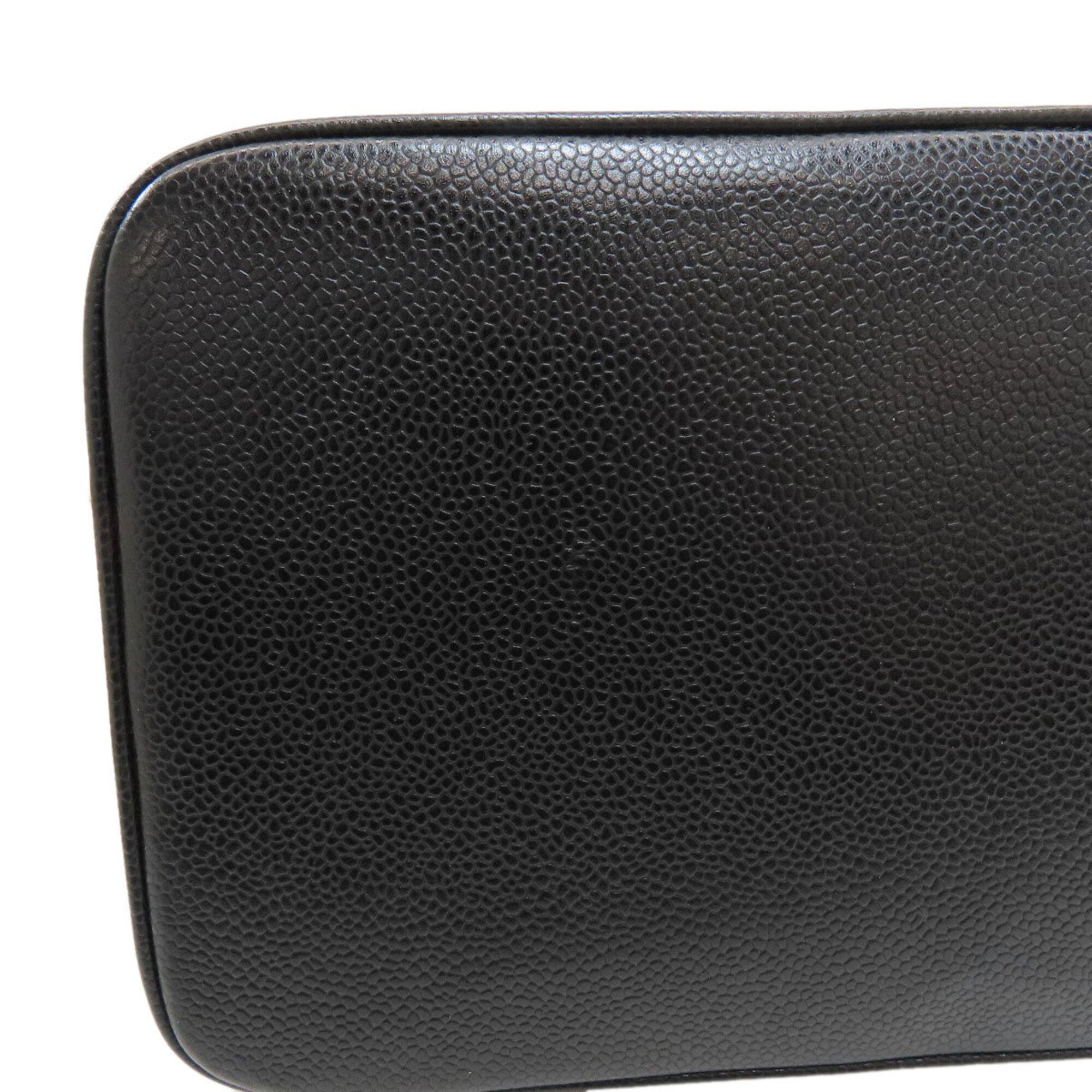 Chanel Black Leather Tote Bag (Pre-Owned)