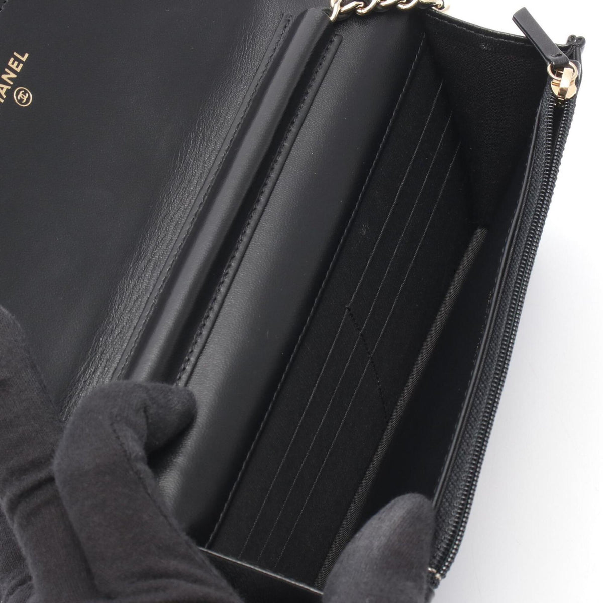 Chanel Black Pink Leather Handbag Shoulder Bag (Pre-Owned)