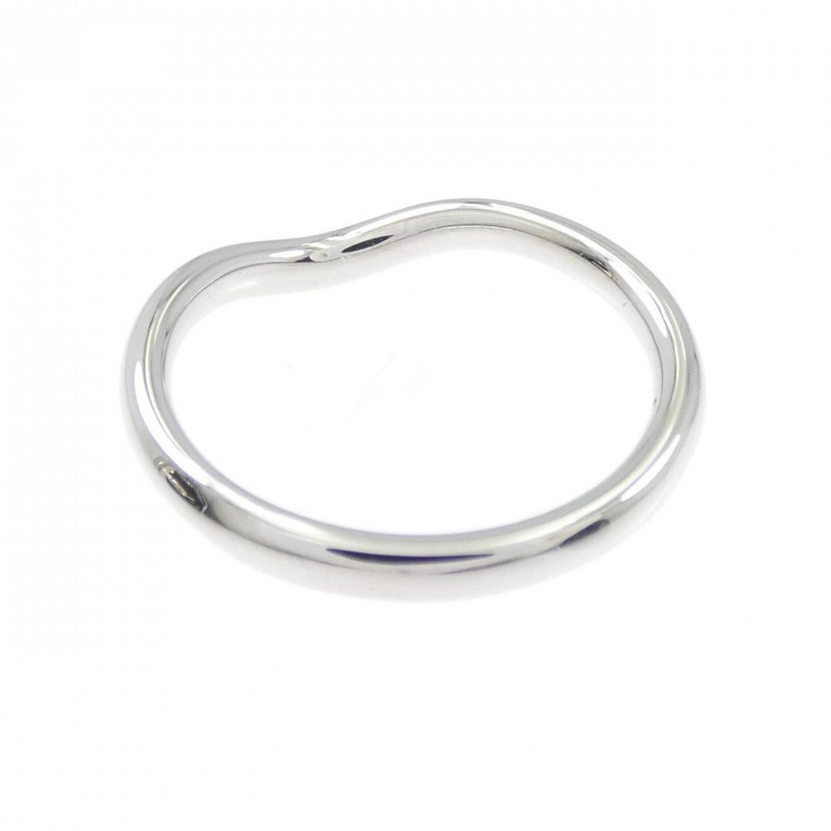 Tiffany Silver Platinum 950 Band Ring (Pre-Owned)