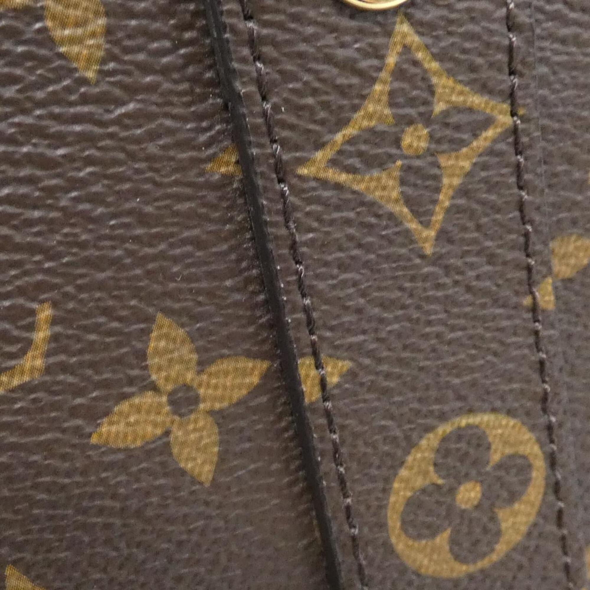 Louis Vuitton Brown Coated Canvas Handbag (Pre-Owned)