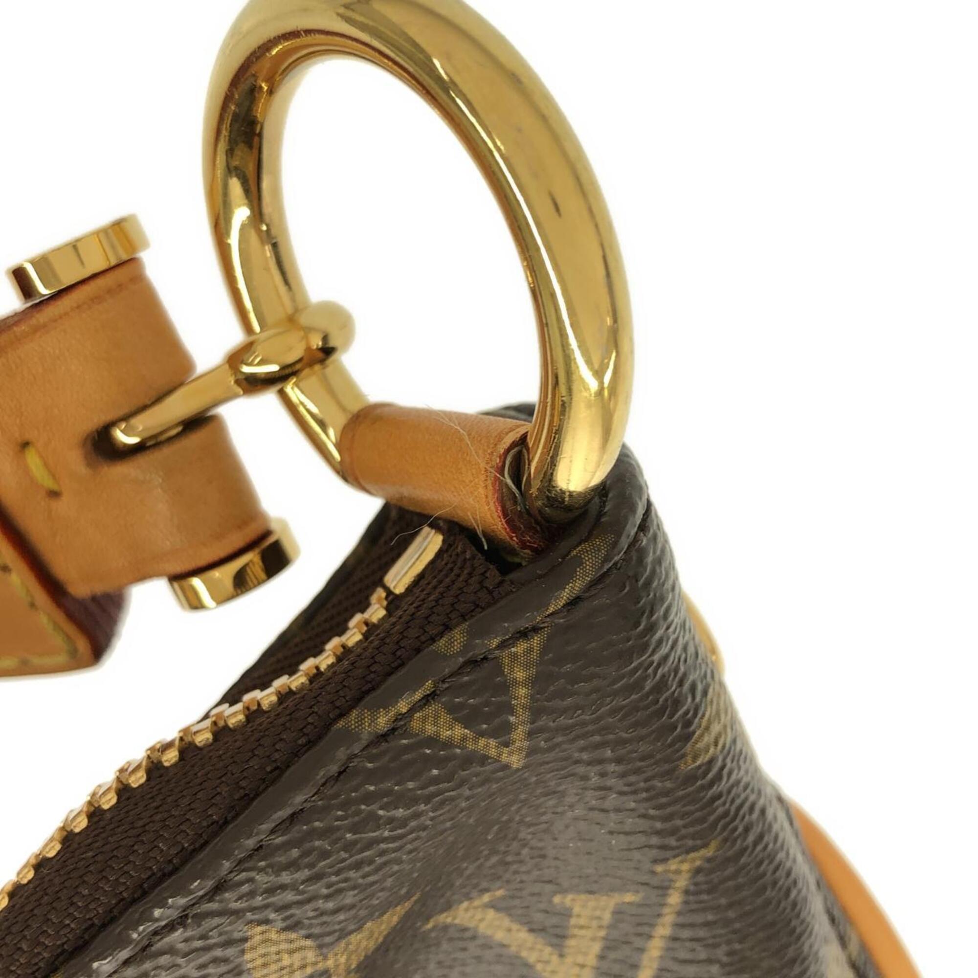 Louis Vuitton Marron Coated Canvas Shoulder Bag (Pre-Owned)