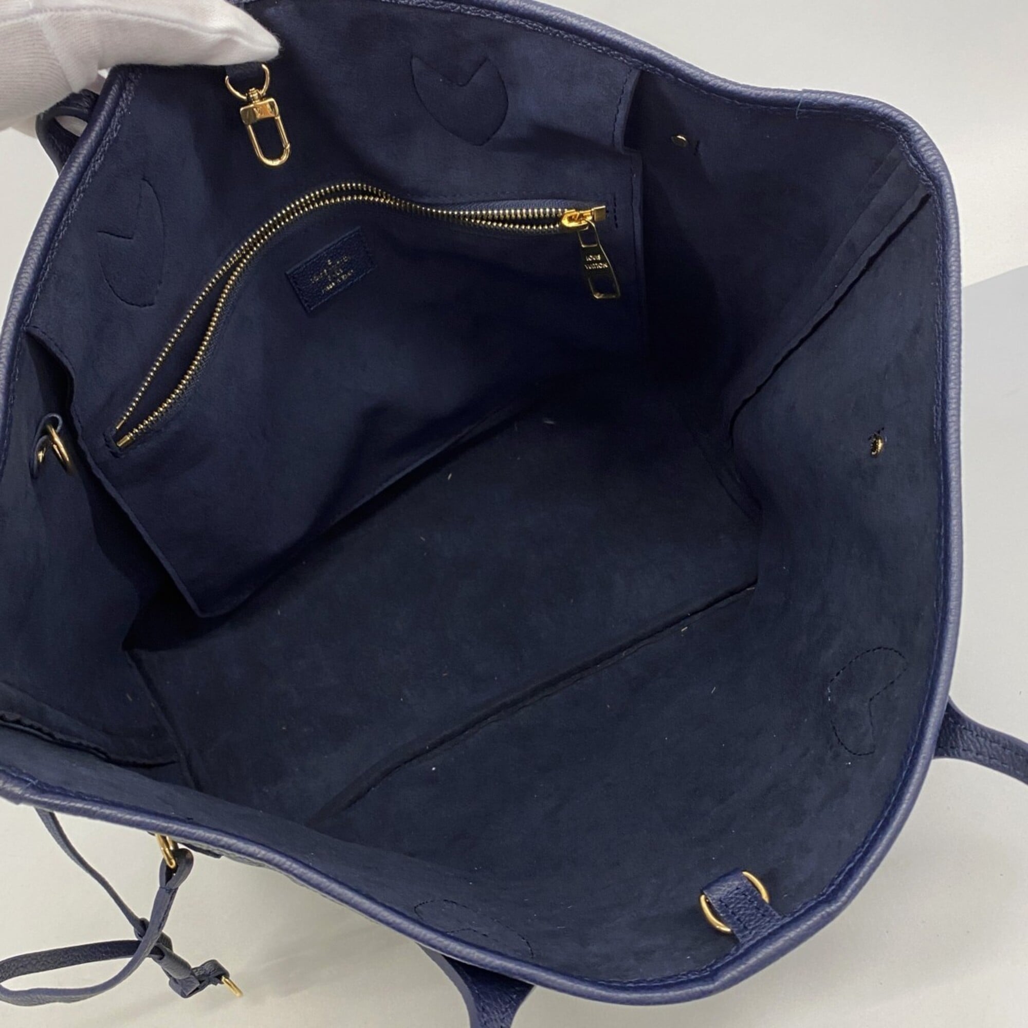Louis Vuitton Navy Tote Bag (Pre-Owned)