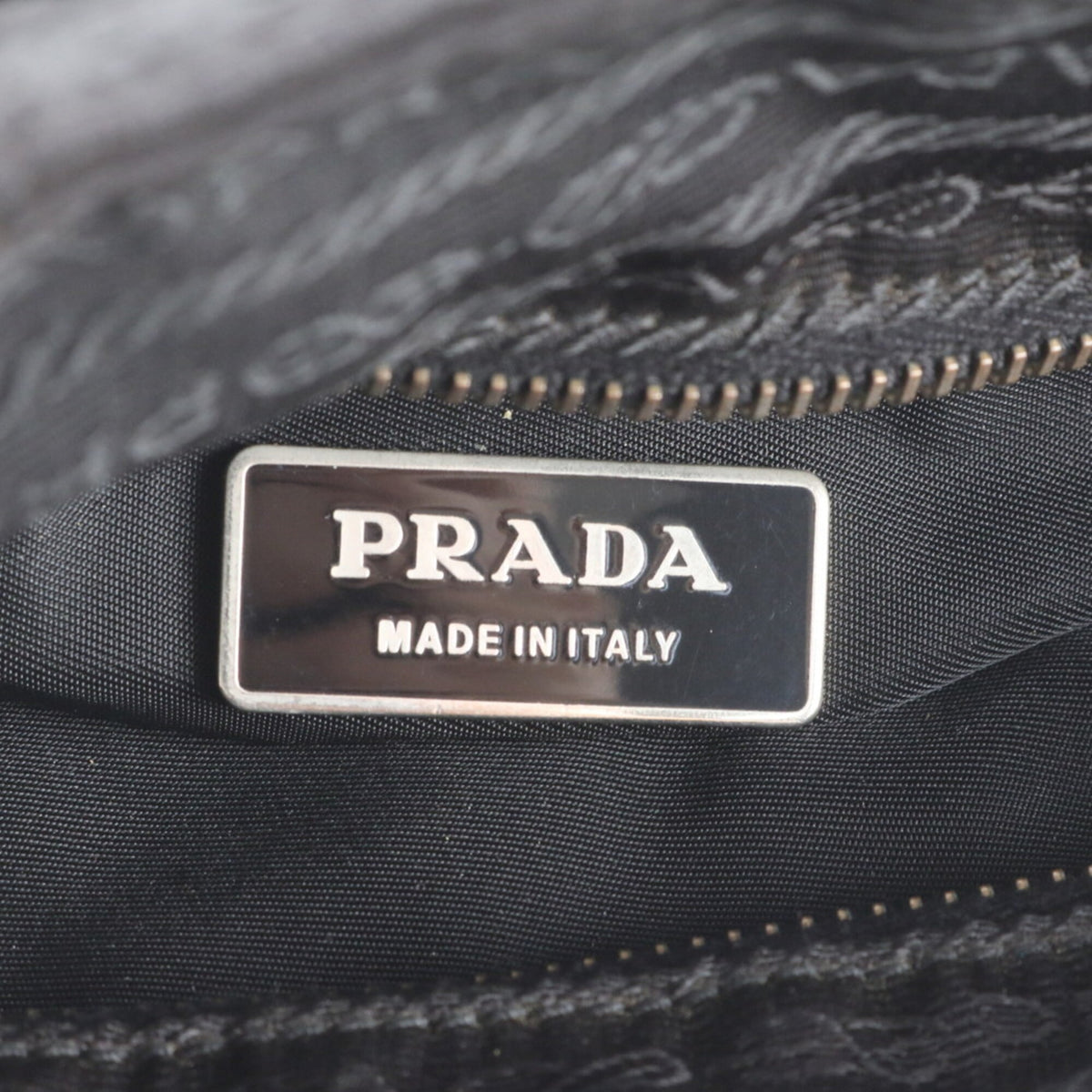 Prada Black Nylon Handbag Shoulder Bag Tote Bag (Pre-Owned)