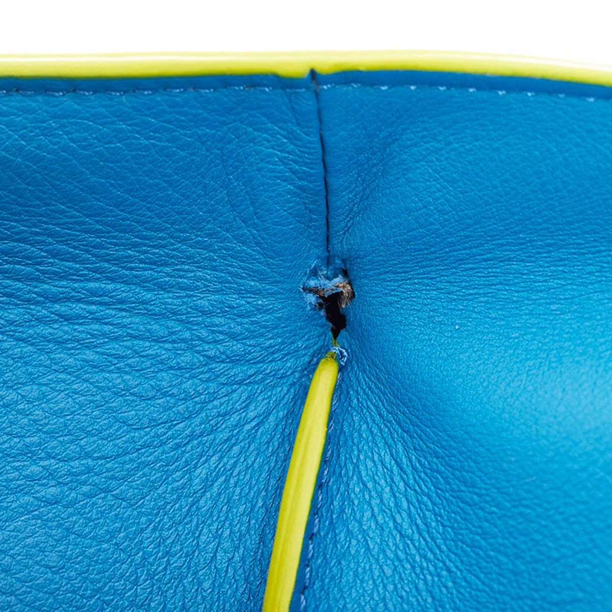 Fendi 3Jours Blue Leather Handbag Shoulder Bag (Pre-Owned)