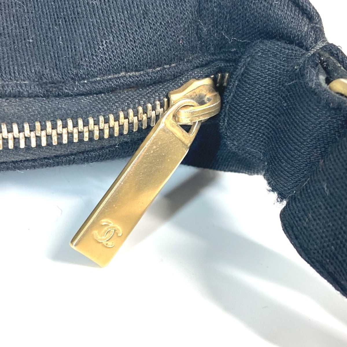 Chanel Black Jersey Shoulder Bag (Pre-Owned)