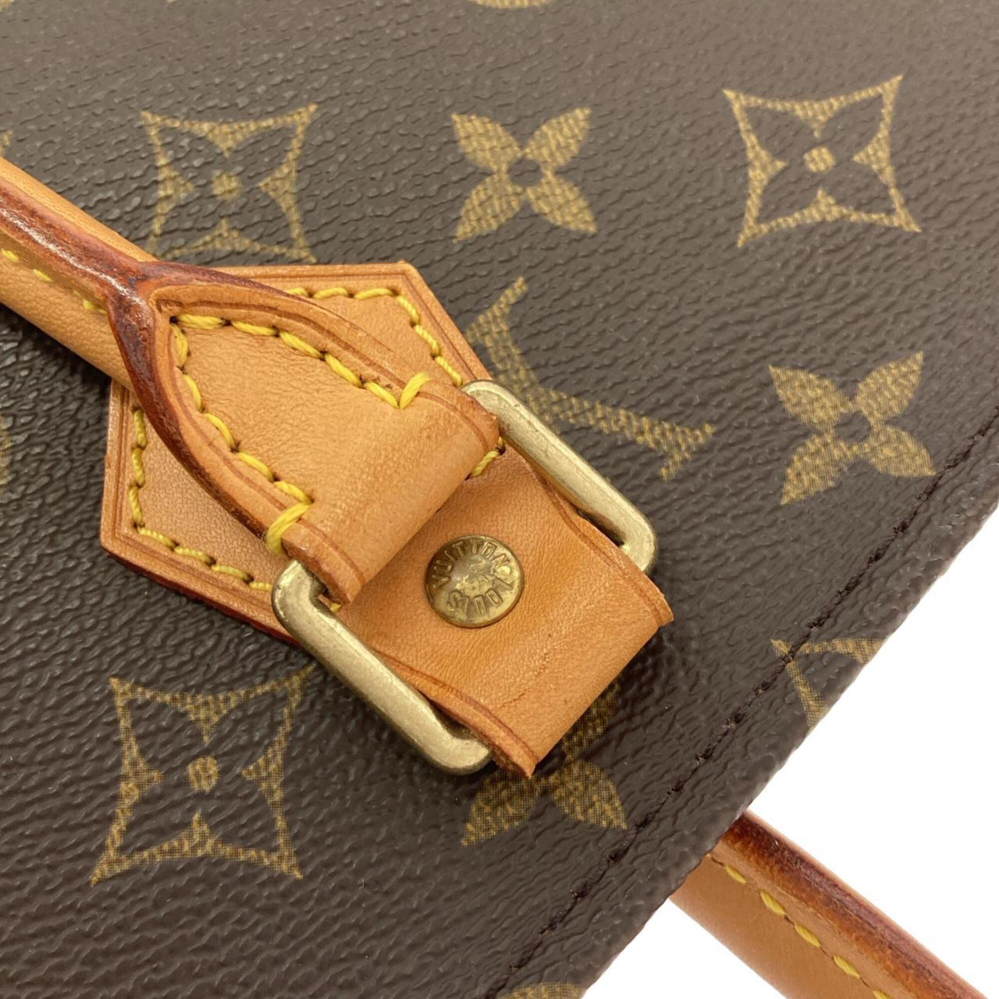 Louis Vuitton Marron Coated Canvas Handbag (Pre-Owned)