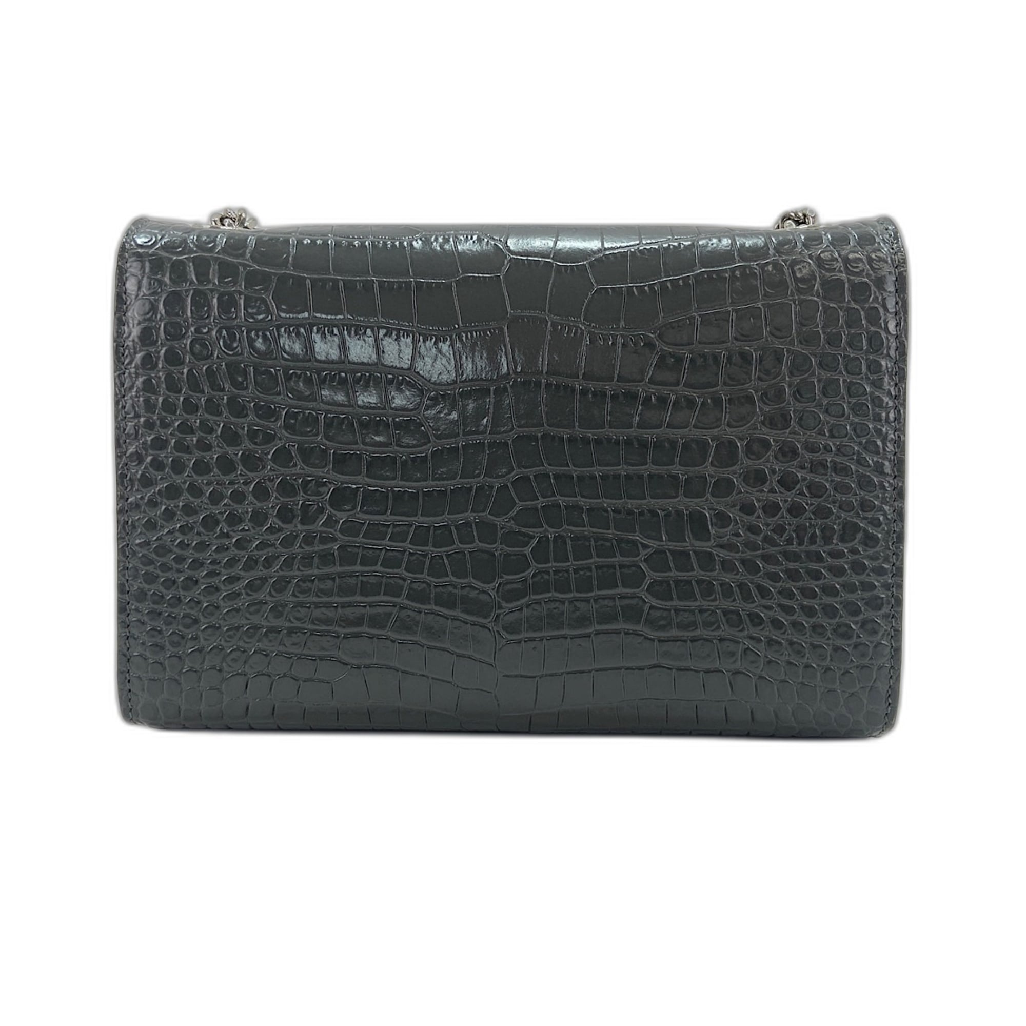 Yves Saint Laurent Gray Shoulder Bag (Pre-Owned)