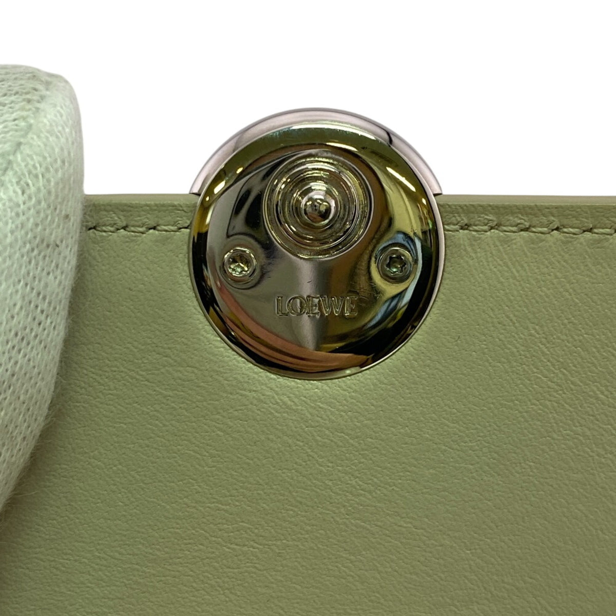 Loewe Beige Leather Wallet (Tri-Fold) (Pre-Owned)