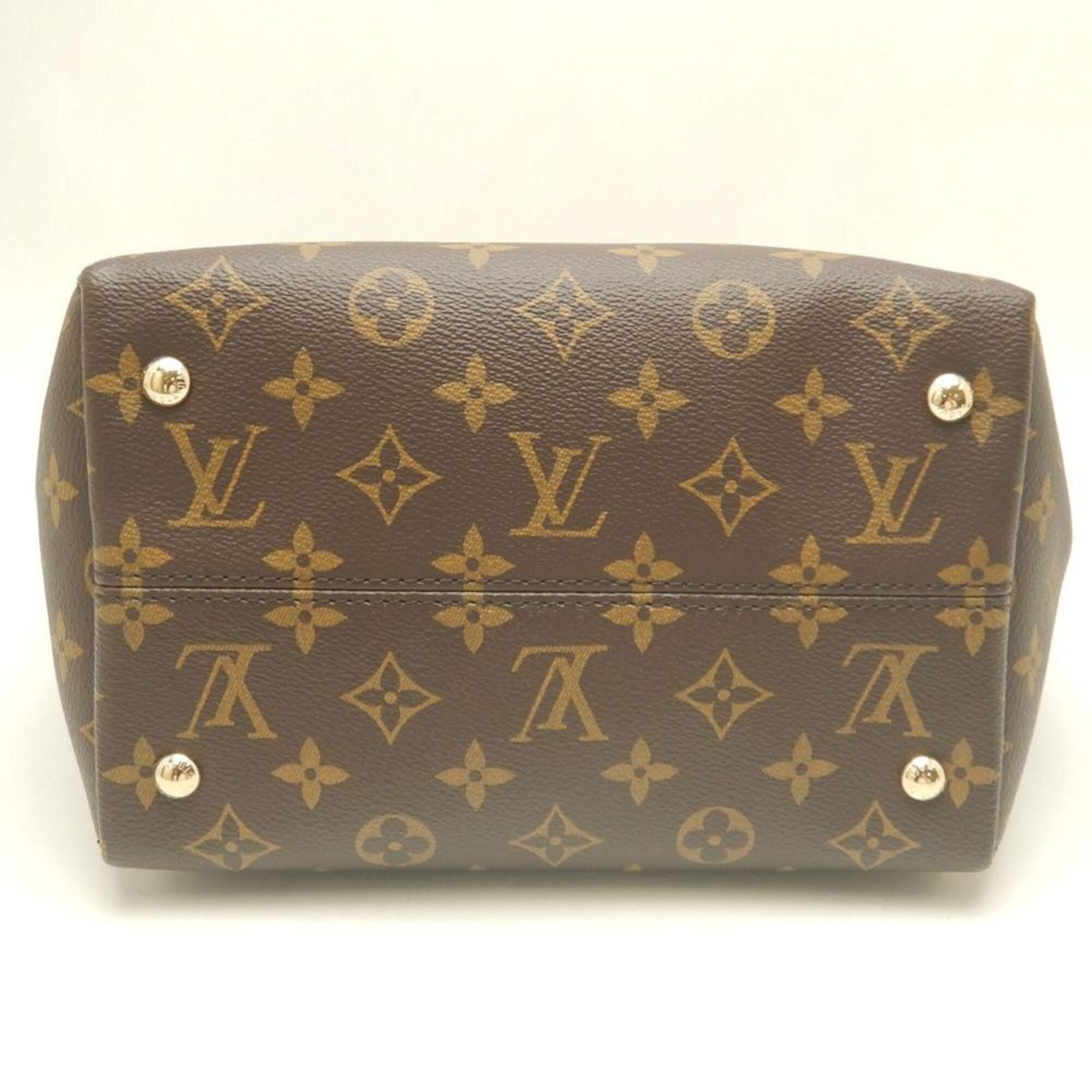Louis Vuitton Brown Monogram Canvas Handbag (Pre-Owned)