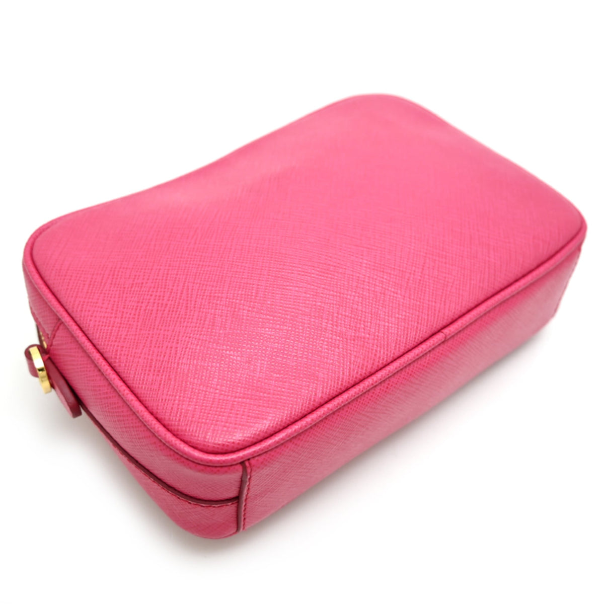 Prada Pink Leather Shoulder Bag (Pre-Owned)