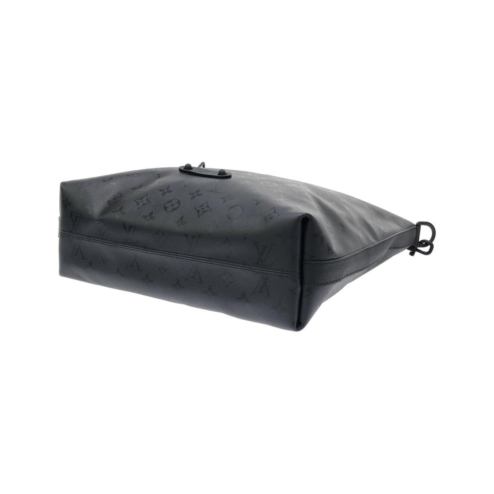 Louis Vuitton Black Coated Canvas Shoulder Bag (Pre-Owned)