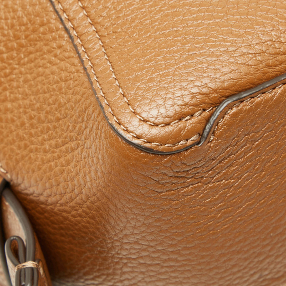 Tory Burch Brown Leather Handbag Shoulder Bag (Pre-Owned)