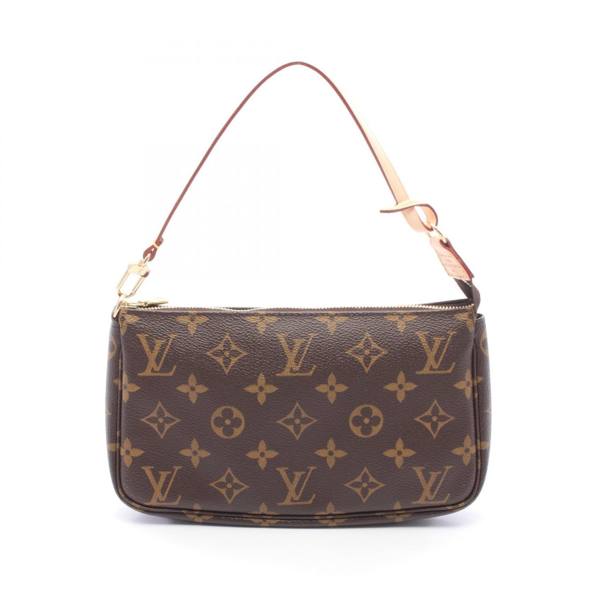 Louis Vuitton Monogram Brown Monogram Leather Handbag (Pre-Owned)