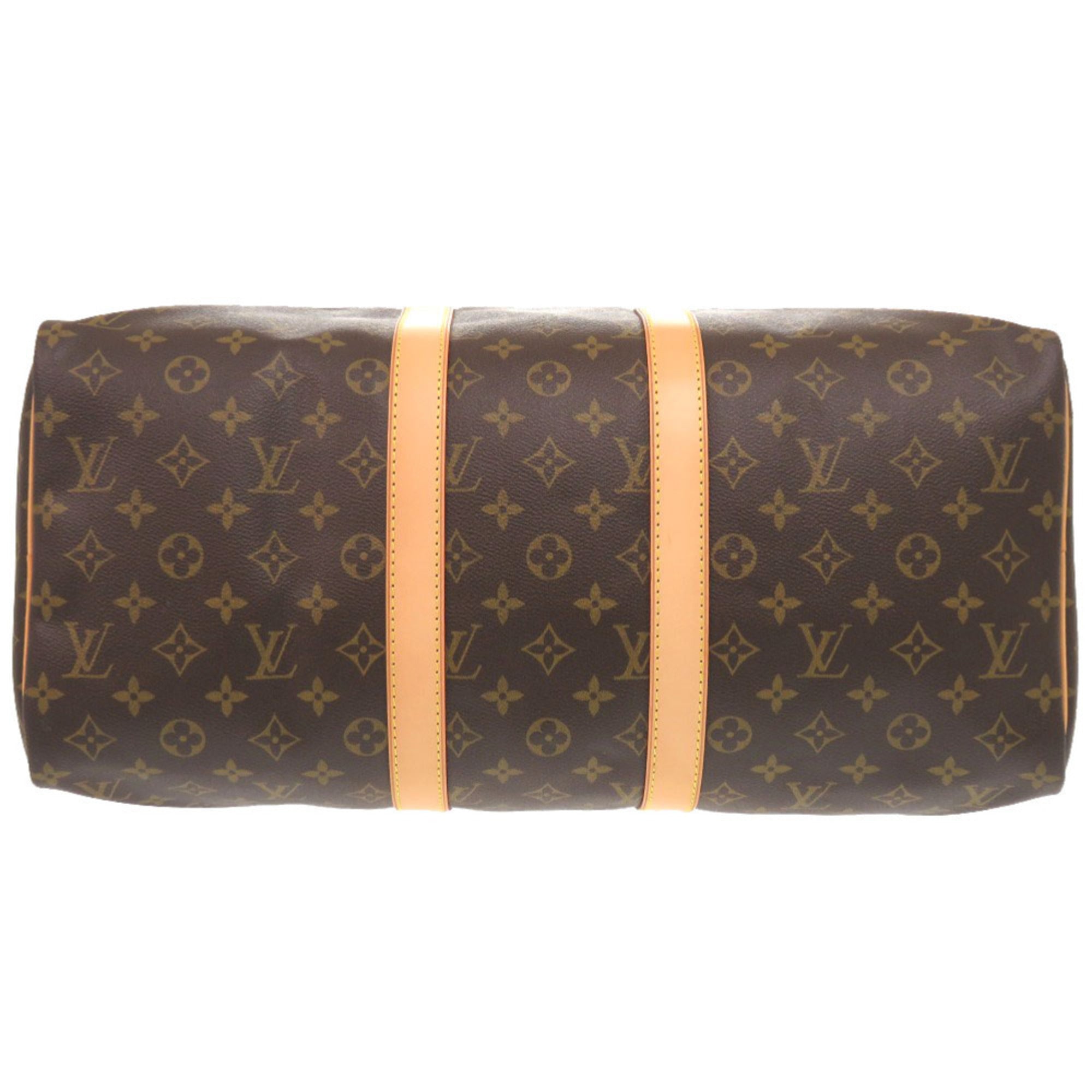 Louis Vuitton Brown Monogram Canvas Boston Bag (Pre-Owned)