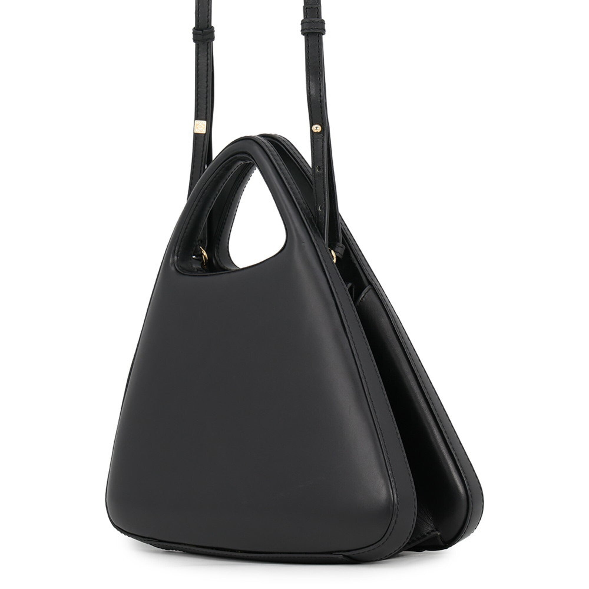 Loewe Black Leather Handbag Shoulder Bag (Pre-Owned)