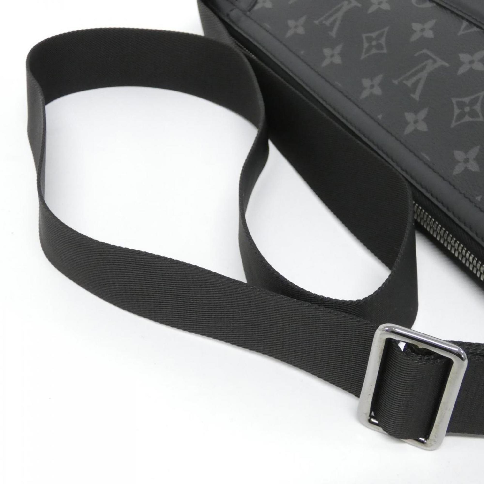 Louis Vuitton Black Coated Canvas Shoulder Bag (Pre-Owned)