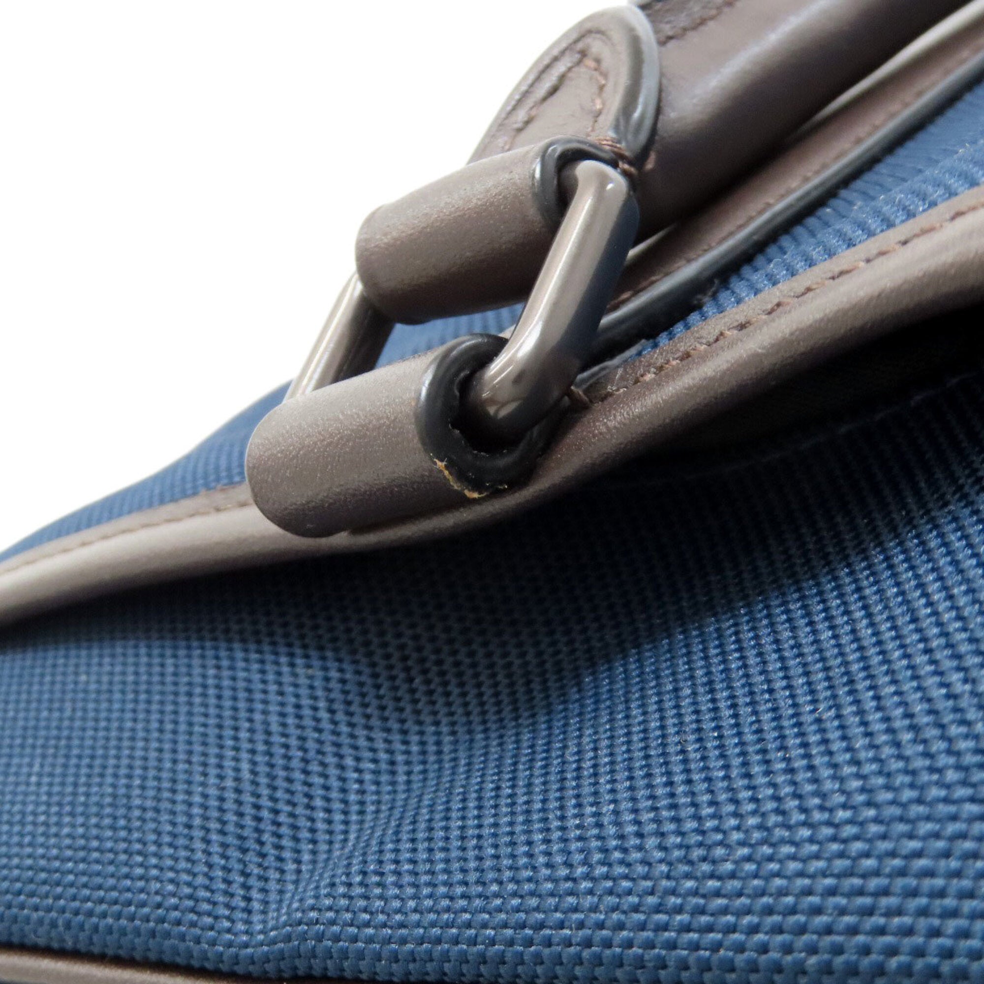 Coach Black Blue Nylon Briefcase (Pre-Owned)