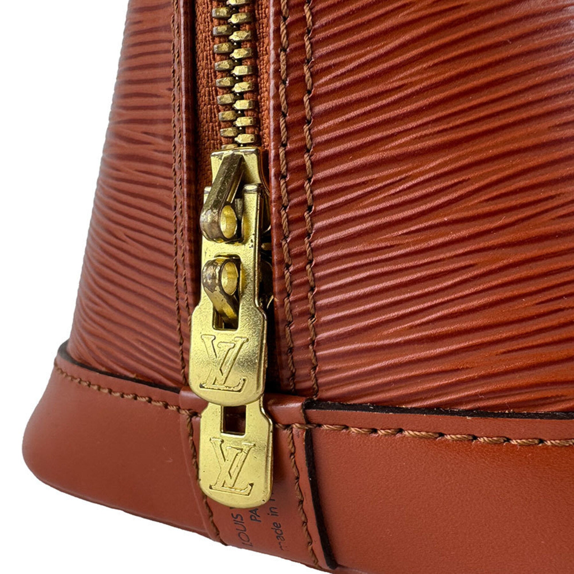 Louis Vuitton Brown Kenyan Brown Epi Leather Handbag (Pre-Owned)