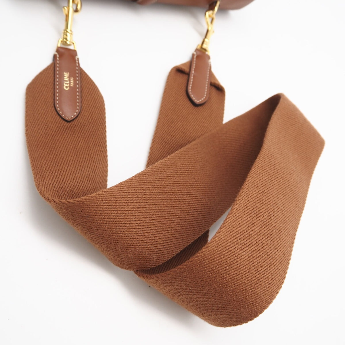 Celine Brown Leather Shoulder Bag (Pre-Owned)