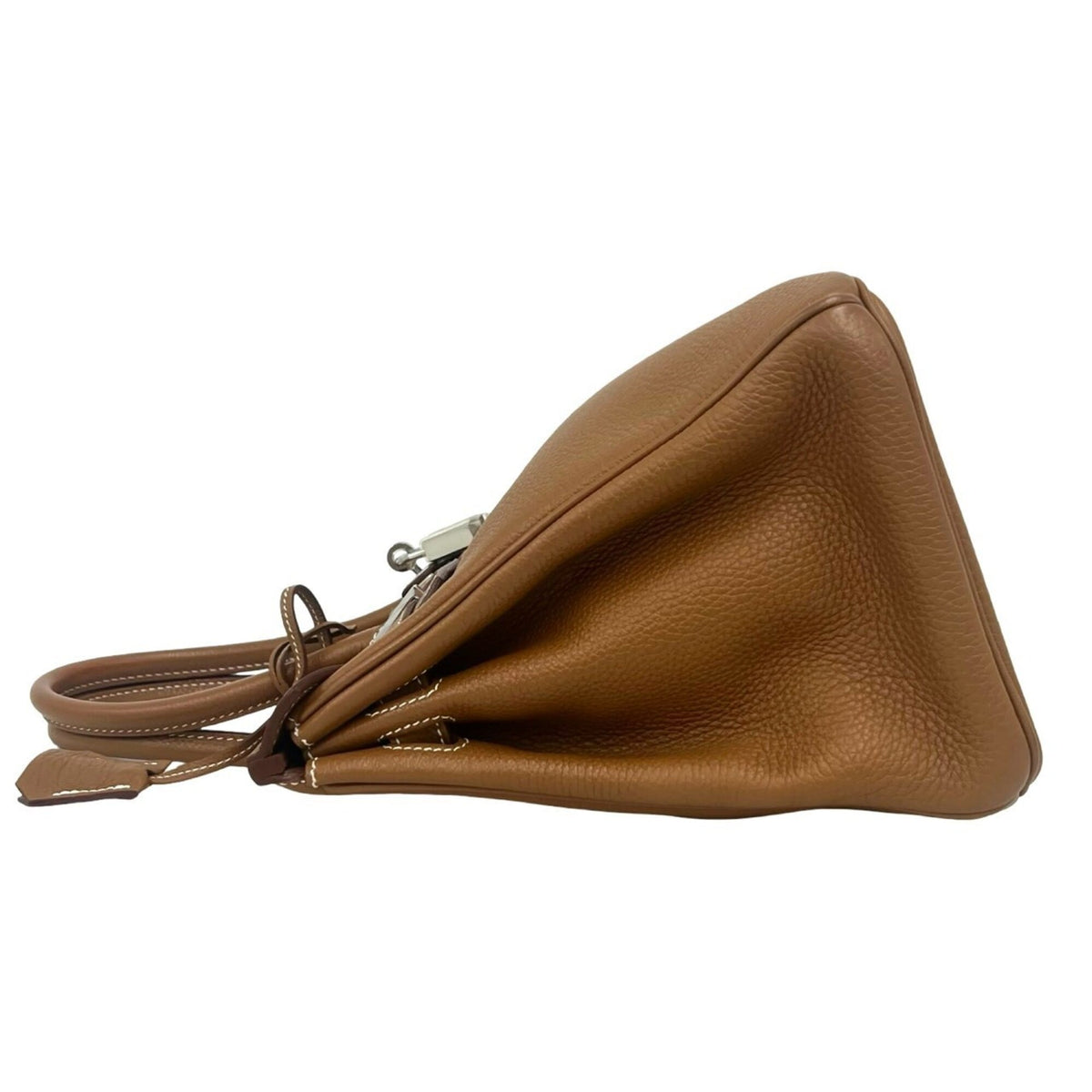 Hermes Brown Togo Leather Handbag (Pre-Owned)