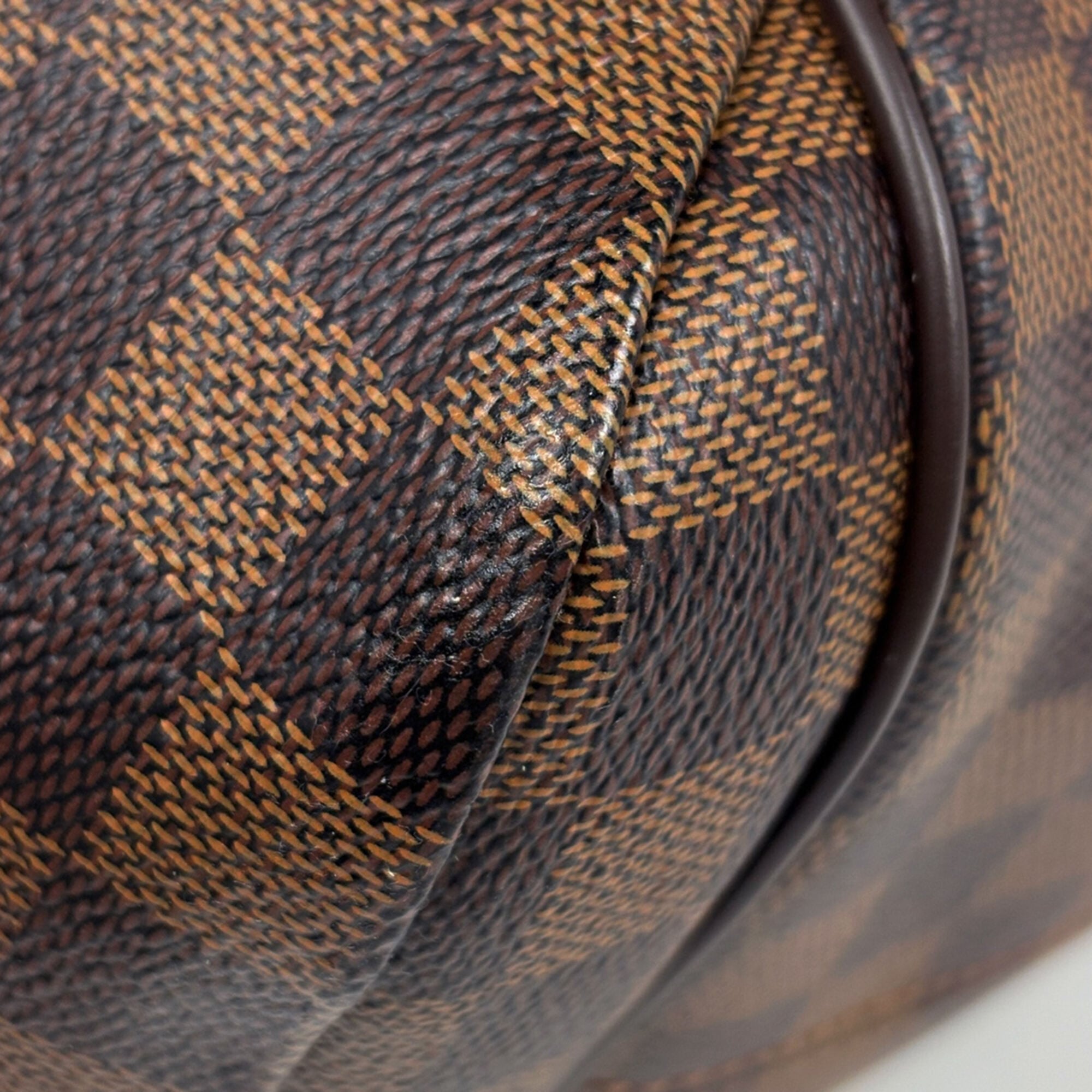 Louis Vuitton Damier Brown Damier Canvas Shoulder Bag Tote Bag (Pre-Owned)