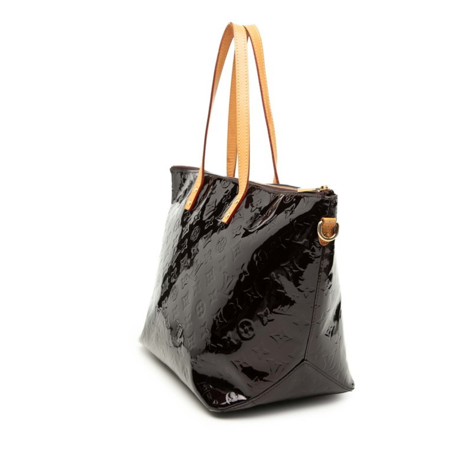 Louis Vuitton Amarante Purple Patent Leather Handbag Tote Bag (Pre-Owned)
