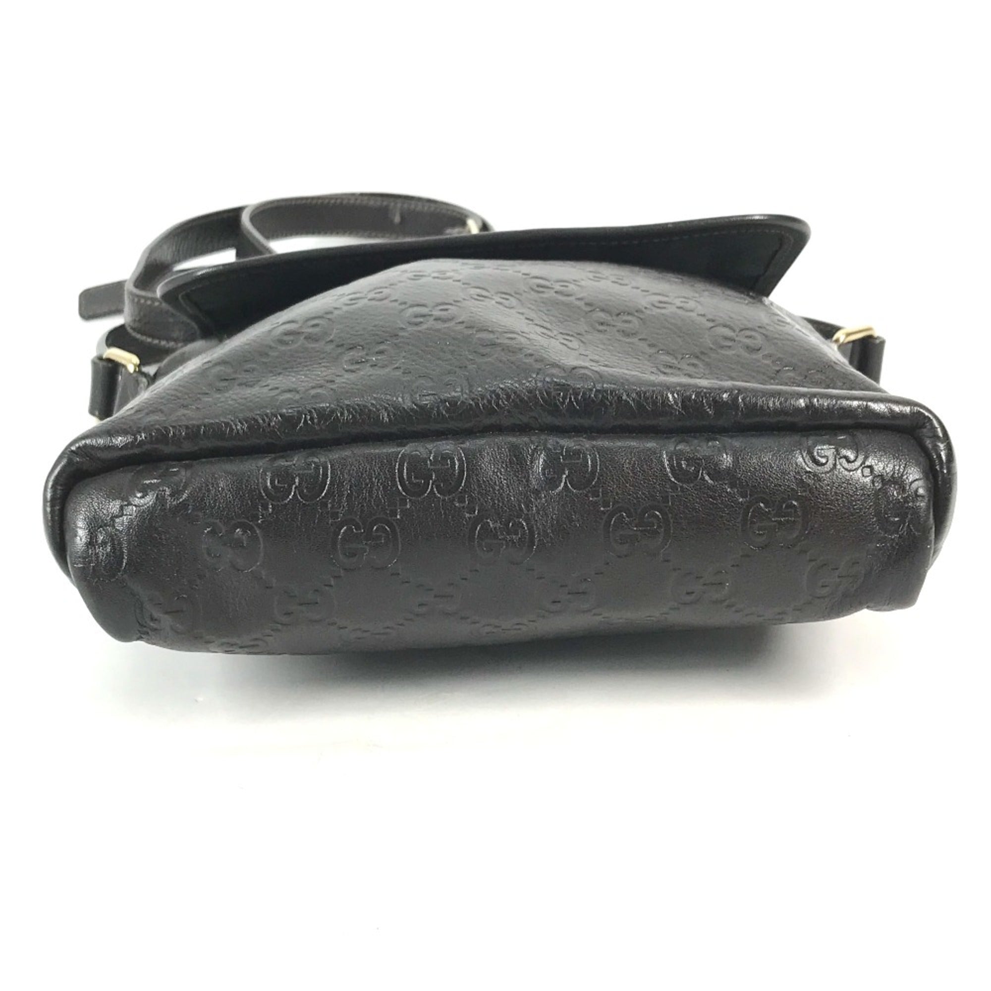 Gucci Brown Leather Shoulder Bag (Pre-Owned)