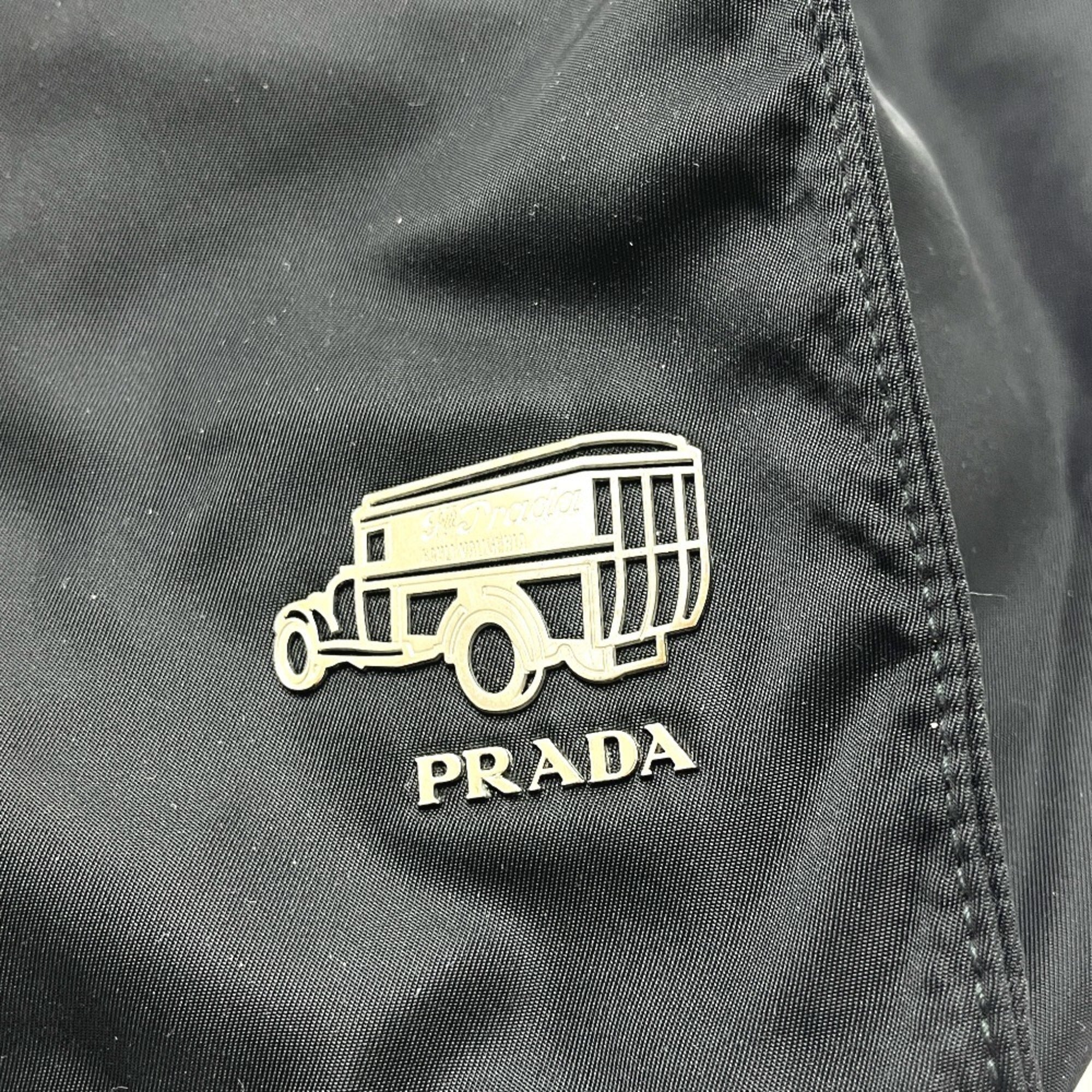 Prada Black Nylon Tote Bag (Pre-Owned)